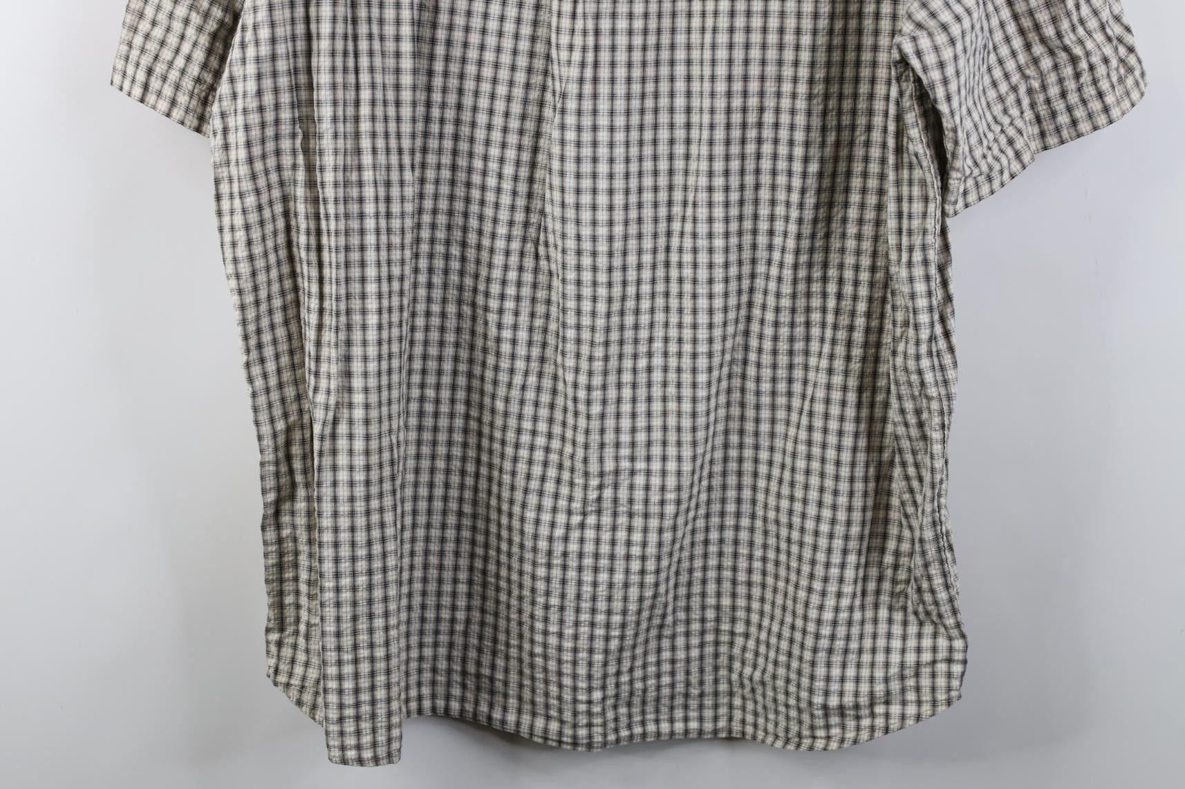 Eddie Bauer Vintage 90s Eddie Bauer Seersucker Short Sleeve Button Shirt Size US L / EU 52-54 / 3 - 11 Thumbnail