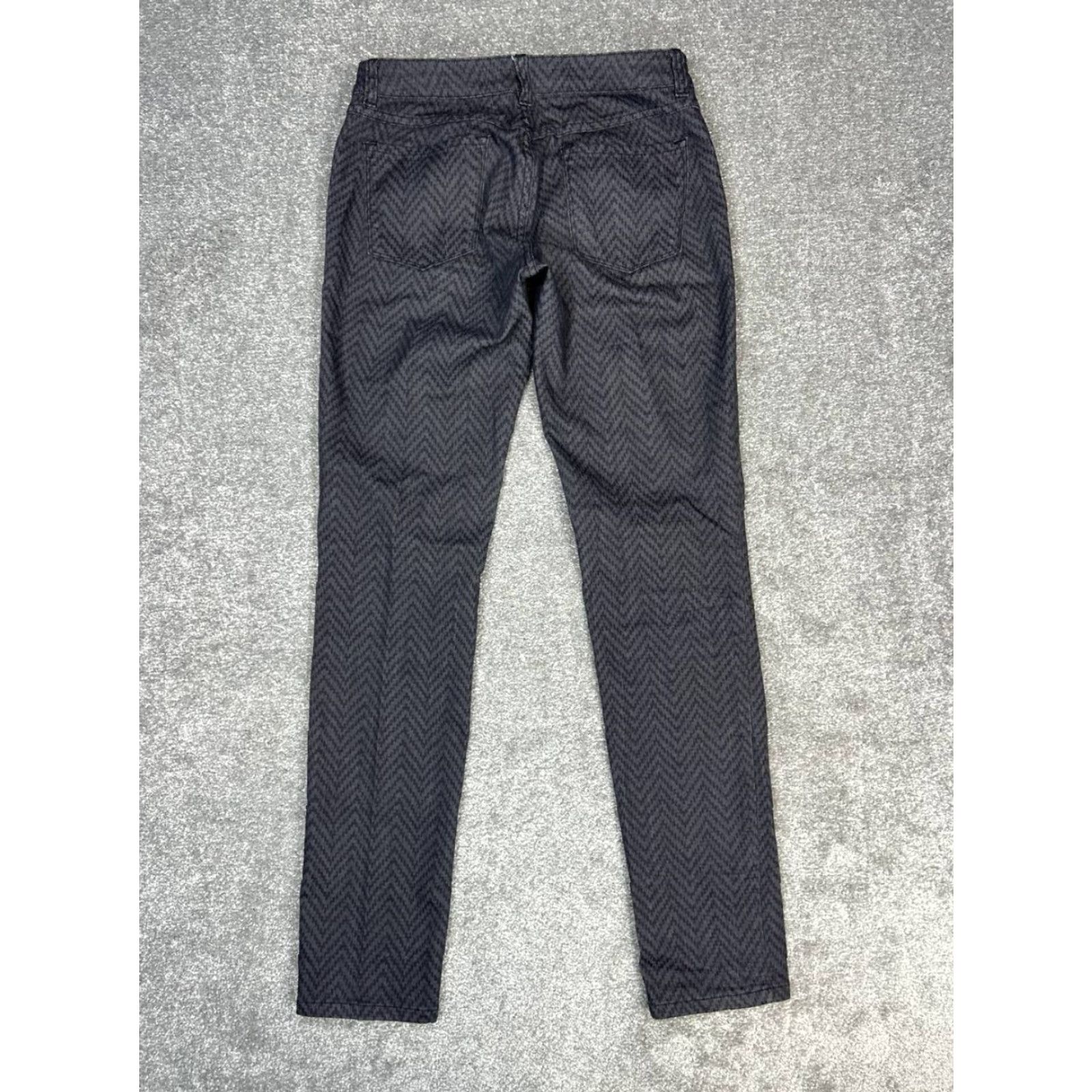 Prana prAna Kara Jeans Womens Jeans Gray 30x32 Denim Cotton Stretch Chevron Skinny 4 City Womens Size 27" / US 4 / IT 40 - 2 Thumbnail