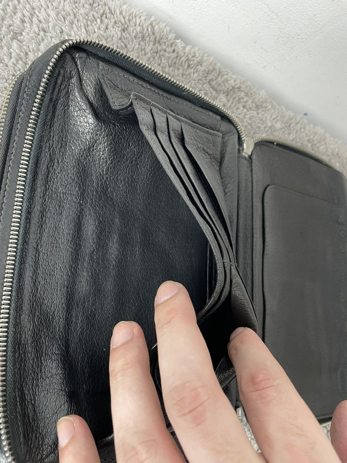 Prada Prada leather business clutch wallet documents cardholder Size ONE SIZE - 18 Thumbnail