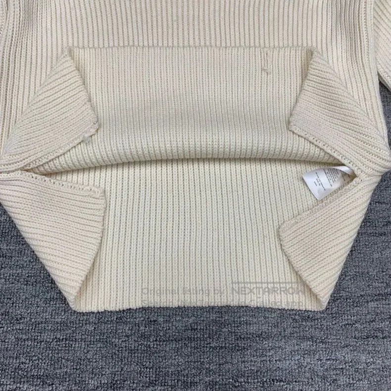 The Row The Row White Wool Knit Sweater. Size US S / EU 44-46 / 1 - 6 Thumbnail
