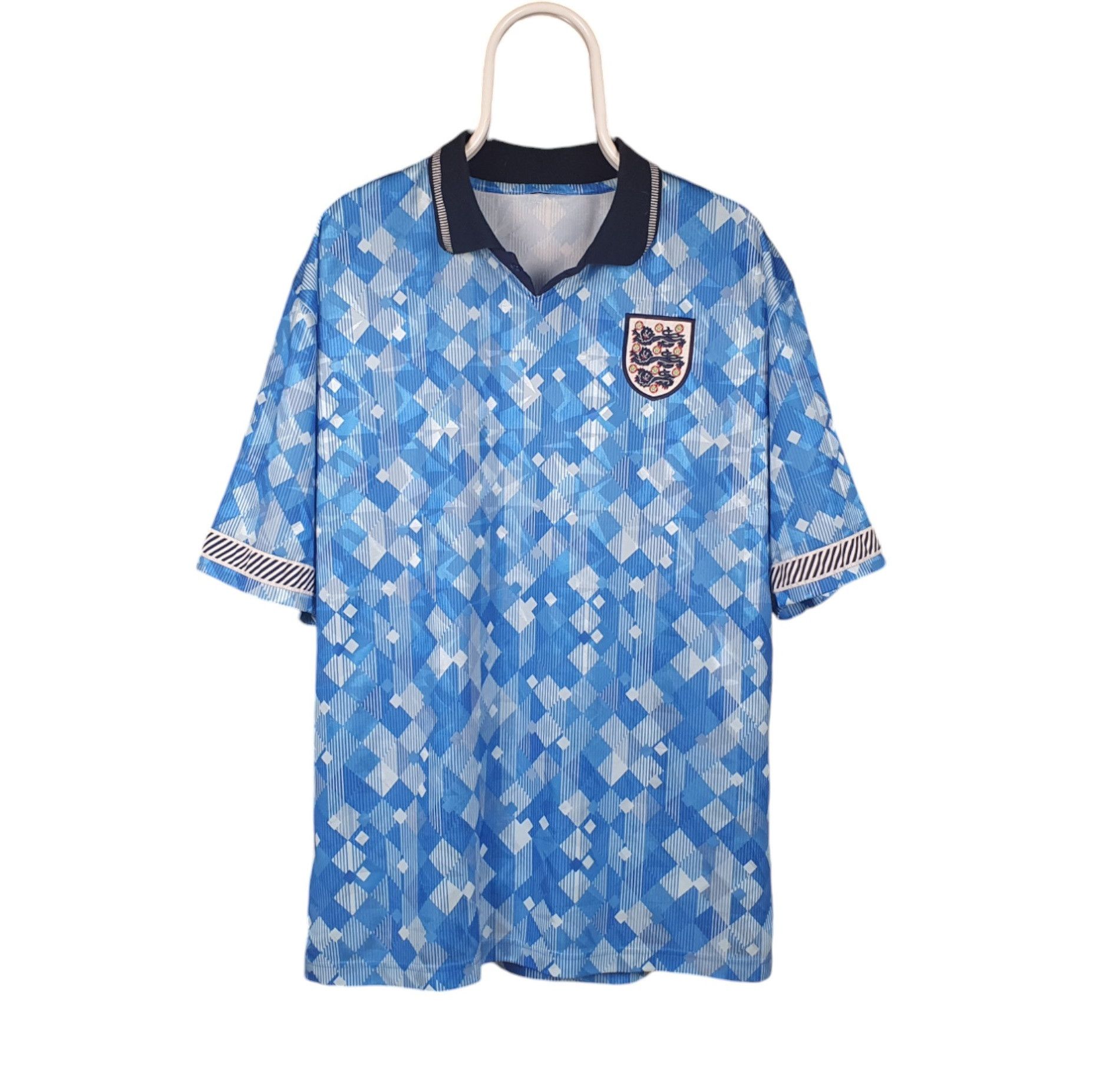 Vintage Score Draw England World Cup 1990 Vintage Style Jersey XXL Size US XXL / EU 58 / 5 - 1 Thumbnail