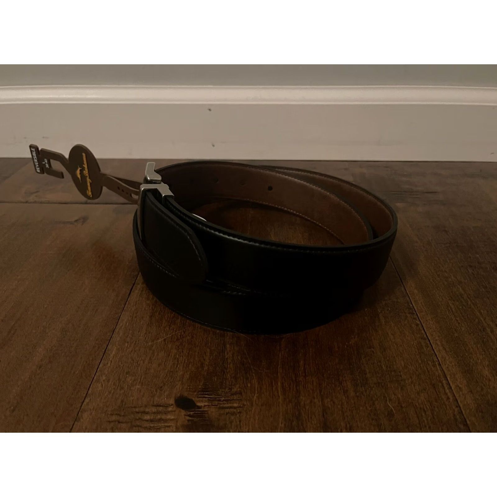 Tommy Bahama Tommy Bahama Reversible Leather Belt Black Brown Marlin Buckle Men's L New Size ONE SIZE - 3 Thumbnail