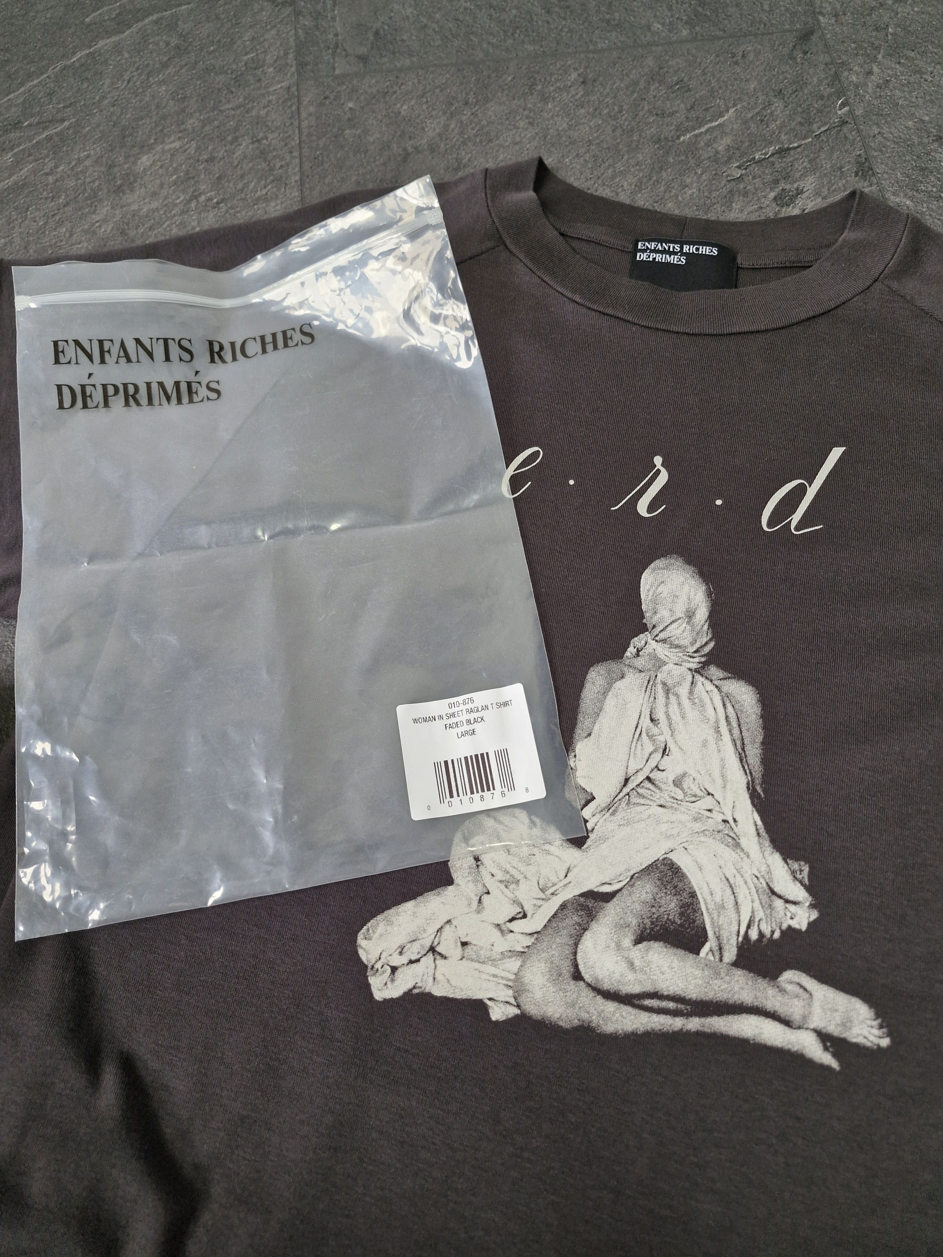 Enfants Riches Deprimes AW25 ERD Woman In Sheet Raglan T-shirt Size US L / EU 52-54 / 3 - 7 Thumbnail