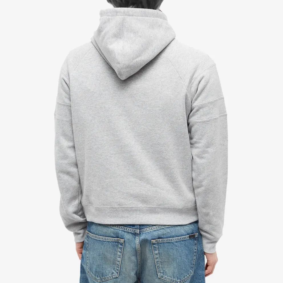 Saint Laurent Paris o1mle1224 Logo Hoodie in Grey Size US L / EU 52-54 / 3 - 3 Thumbnail