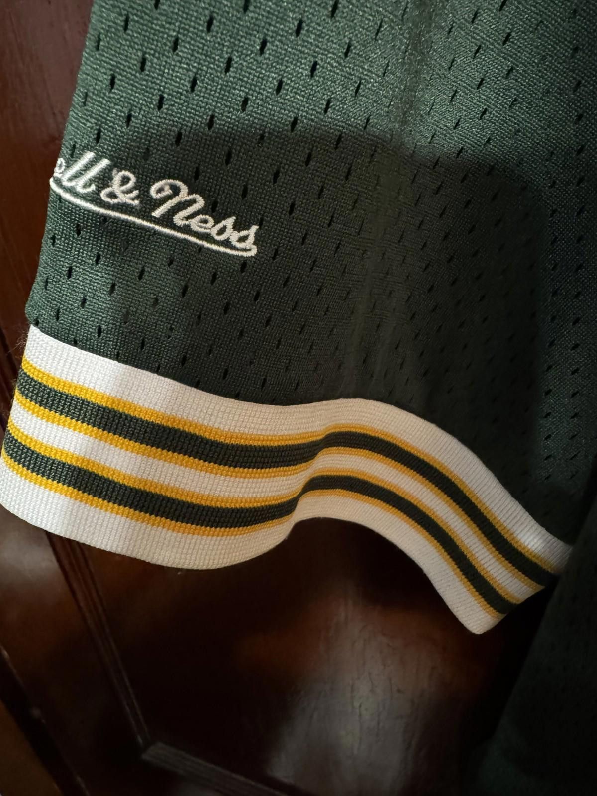 Mitchell & Ness Green Bay Packers Mitchell & Ness 1/4 Zip Men's Sz XXL Green Size ONE SIZE - 8 Thumbnail