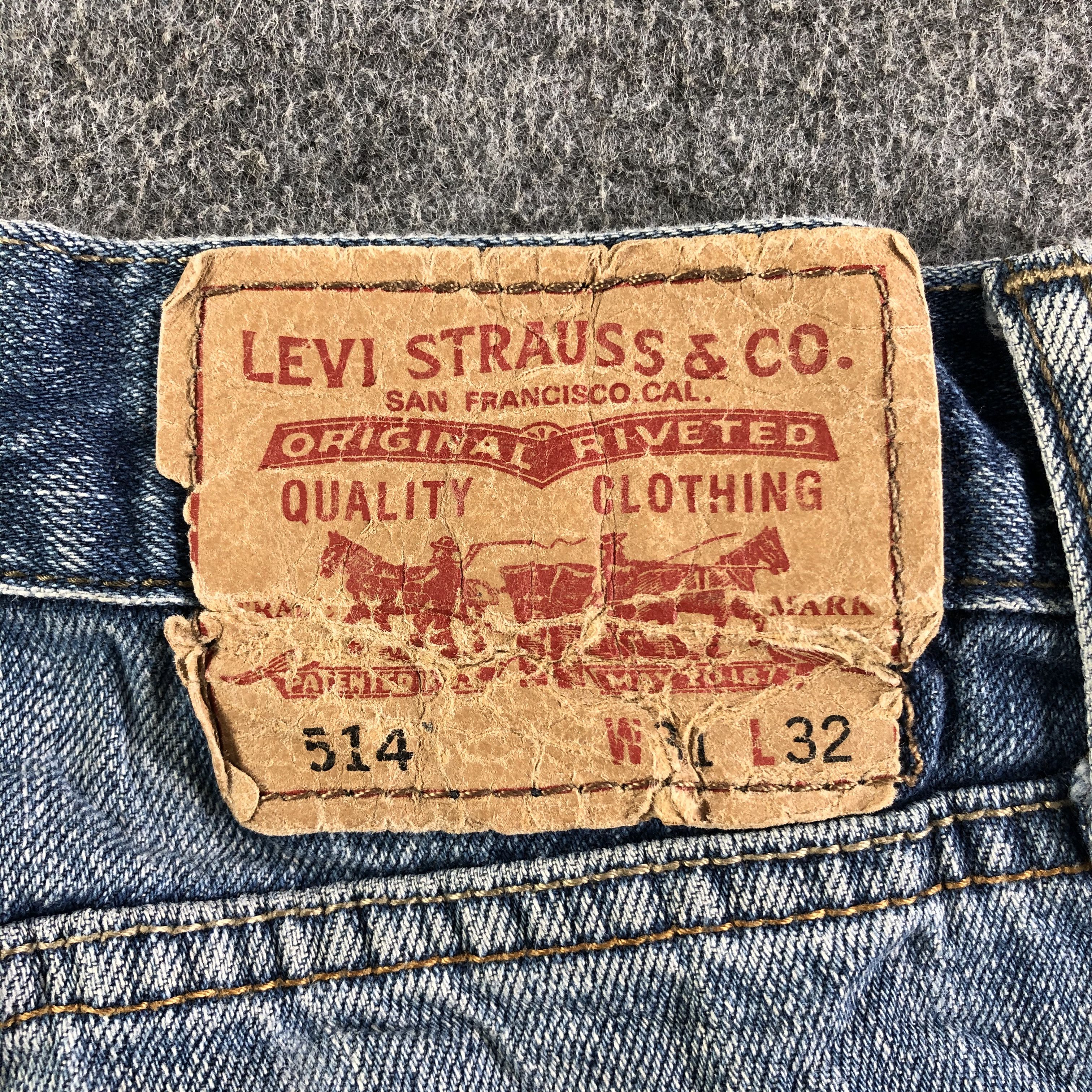 Levi's Vintage Blue Wash Levis 514 Jeans-J3342 Size US 32 / EU 48 - 5 Thumbnail