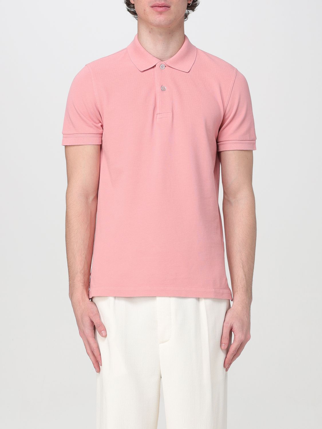 image of Tom Ford Polo Shirt Men Cyclamen (Size XL)