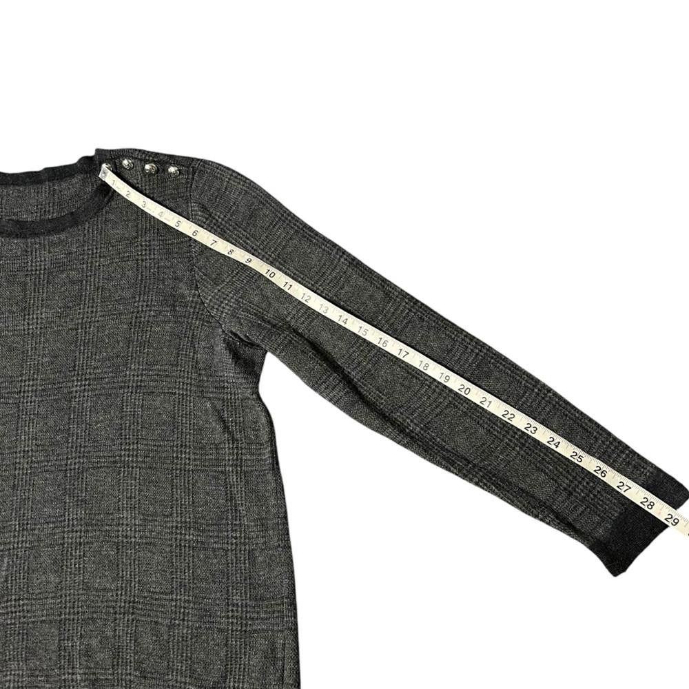 Lauren Ralph Lauren Lauren Ralph Lauren Plaid Size 100% Wool Multi Gray Sweater Size XXL / US 16-18 / IT 52-54 - 6 Thumbnail