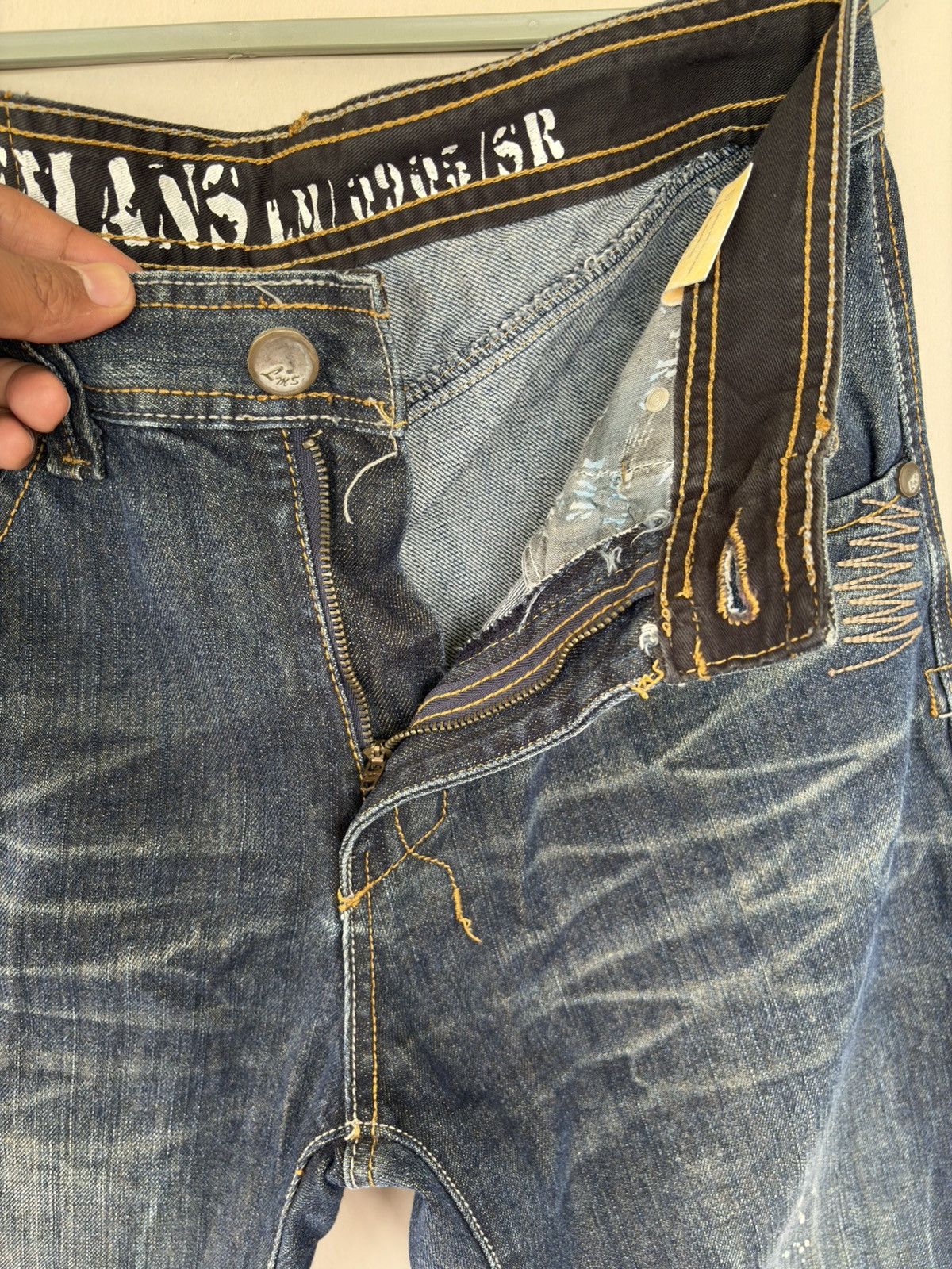 Japanese Brand Japanese Le Mans Streetwear Distressed Denim Size US 32 / EU 48 - 17 Thumbnail