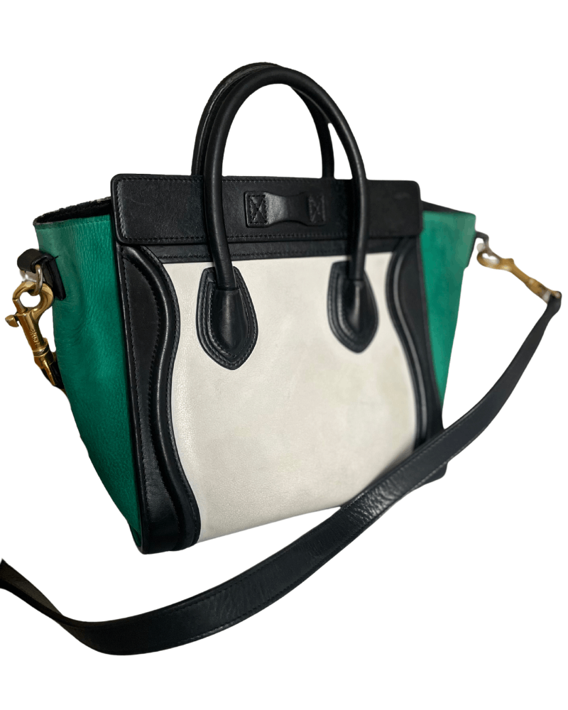 Celine CELINE LUGGAGE BAG TRICOLOR NANO Size ONE SIZE - 2 Thumbnail