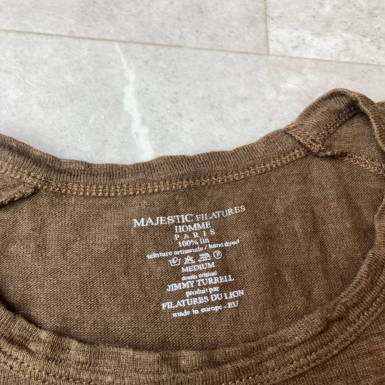 MAJESTIC FILATURES Majestic Filatures Paris x Jimmy Turrell Art Linen Tee Size US M / EU 48-50 / 2 - 4 Thumbnail