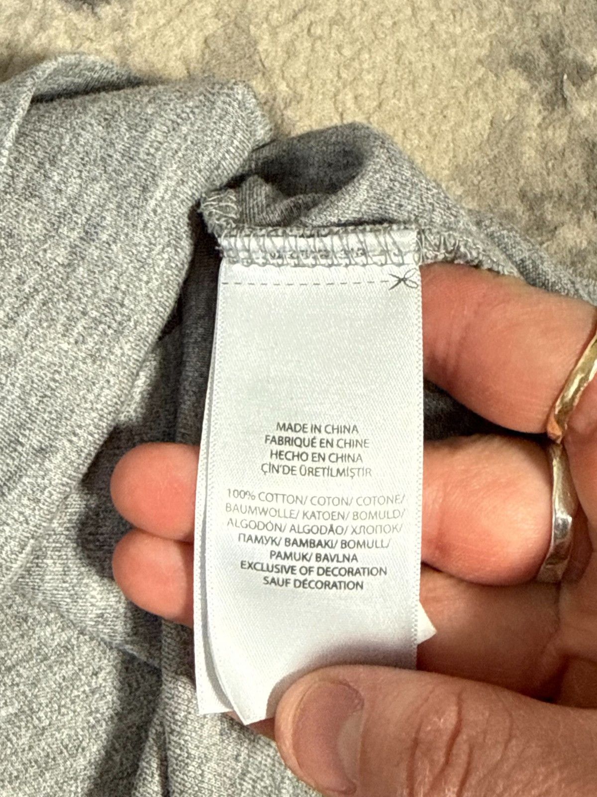 Polo Ralph Lauren Vintage Polo Ralph Lauren Grey Soft Cotton Polo Shirt Size US XXL / EU 58 / 5 - 5 Thumbnail