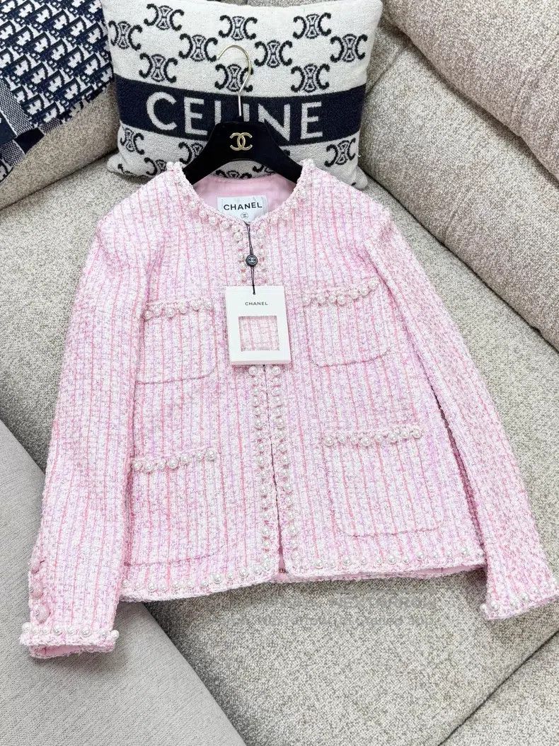 Chanel Chanel Four-pocket long-sleeved knitted jacket with fine g Size XS / US 0-2 / IT 36-38 - 2 Thumbnail