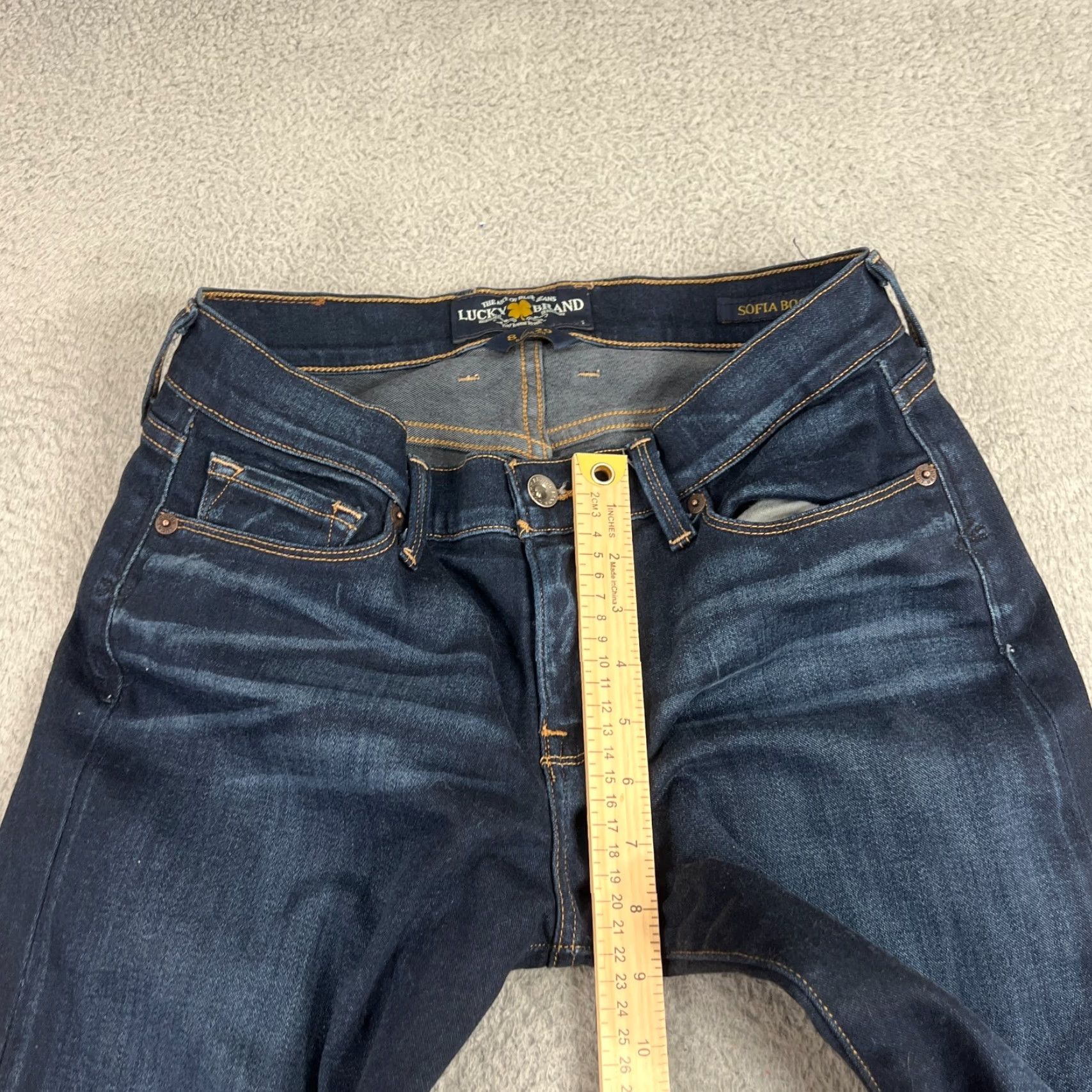 Lucky Brand VINTAGE Lucky Brand Jeans Bootcut Women Size 8/29 Regular Blue Denim 29 Inseam Adult Womens Boots Cut 2000s Size 30" / US 8 / IT 44 - 4 Thumbnail