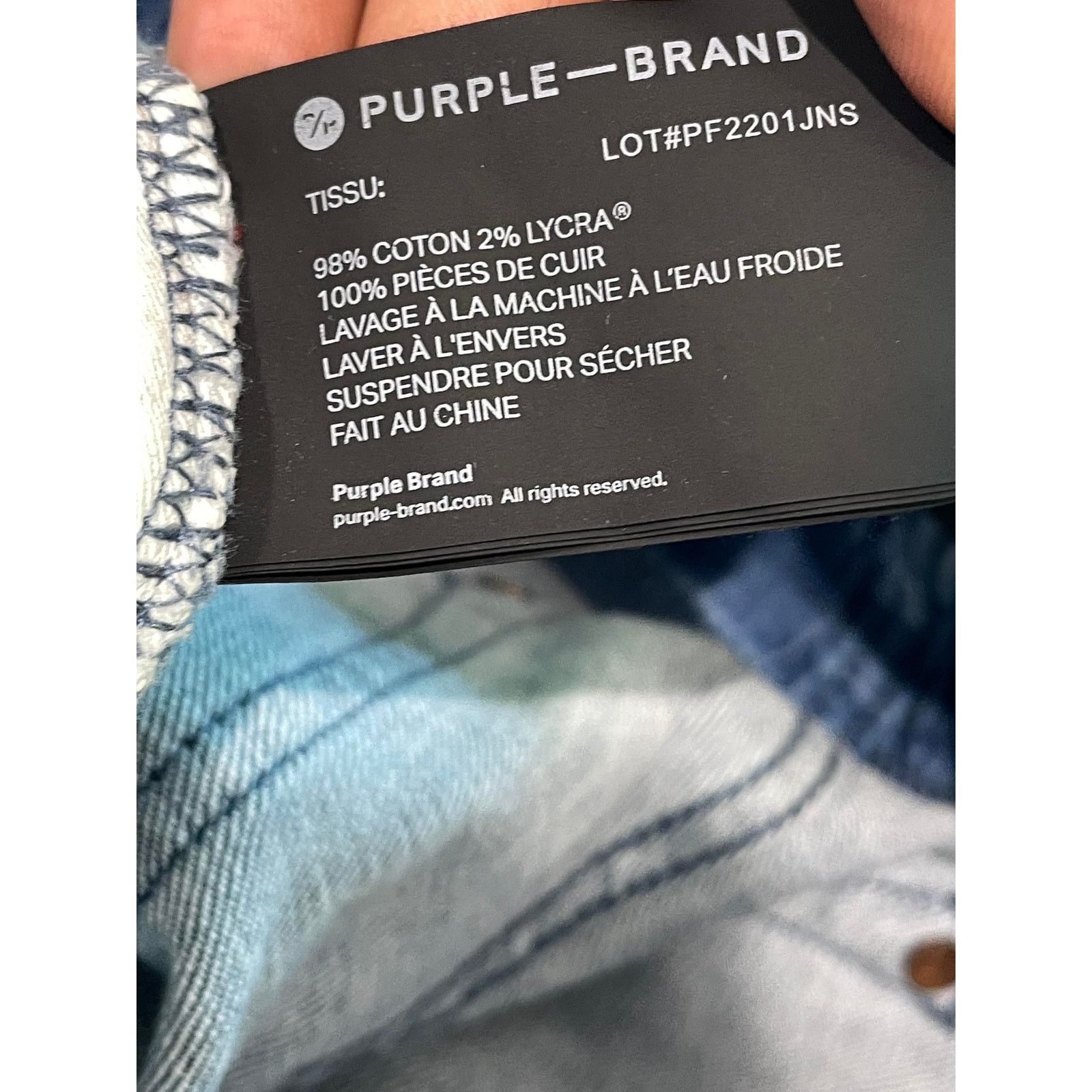 Purple Brand Purple Brand Light Wash Tie Dye Jeans Size US 30 / EU 46 - 4 Thumbnail