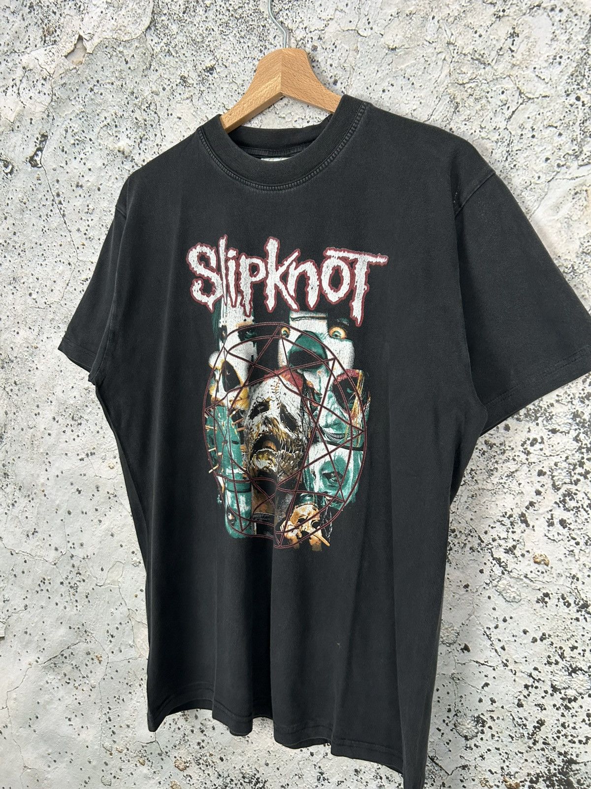 Band Tees Vintage Slipknot 90s Rock Band Tee Metal Horror Rare Aechive Size US L / EU 52-54 / 3 - 2 Thumbnail
