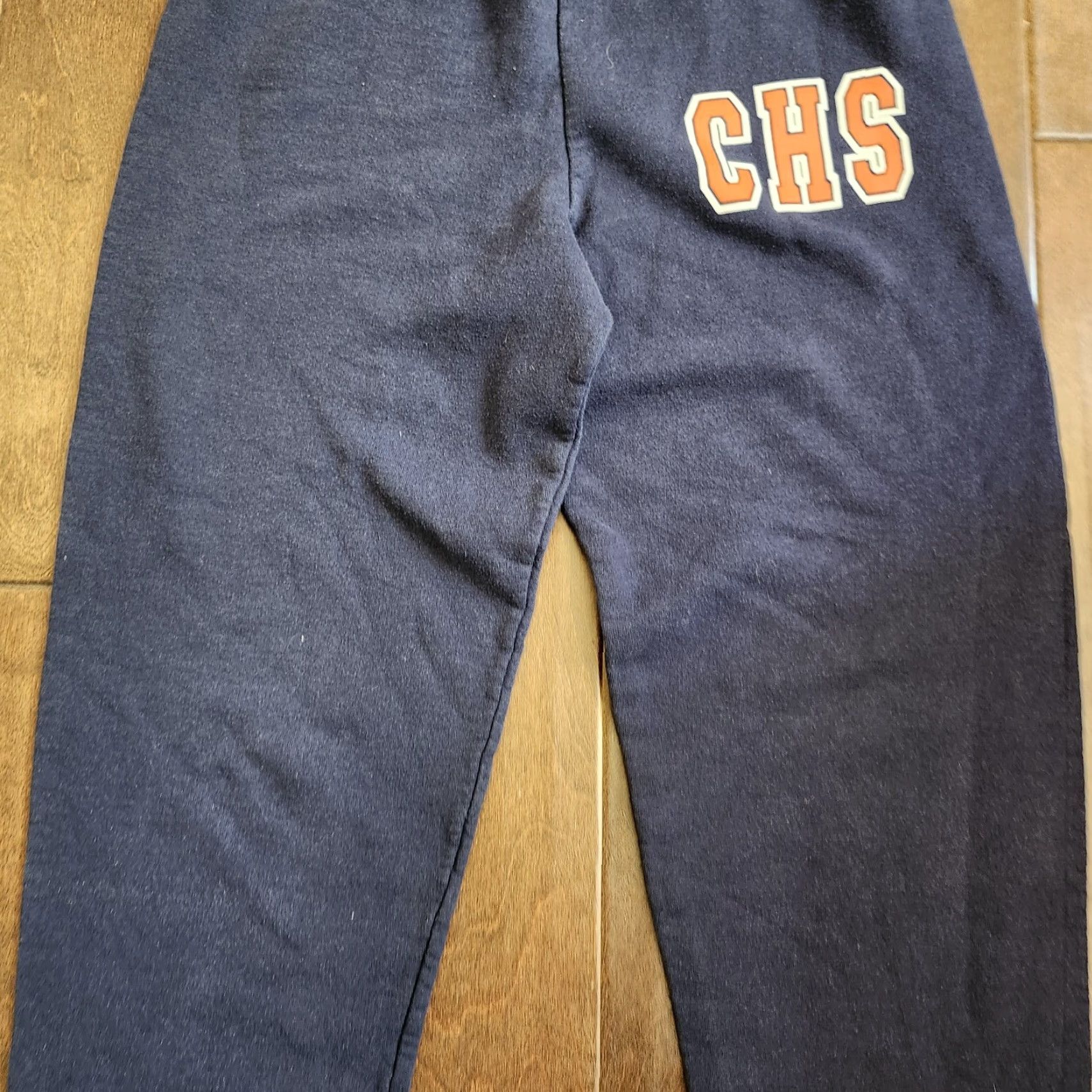 Jerzees VINTAGE JERZEES Chatsworth High School Navy Blue Drawstring Sweatpants - Size S Unisex Adults Pants Winter Spring Fall 27 Inseam Regular 함께 Size US 29 - 3 Thumbnail