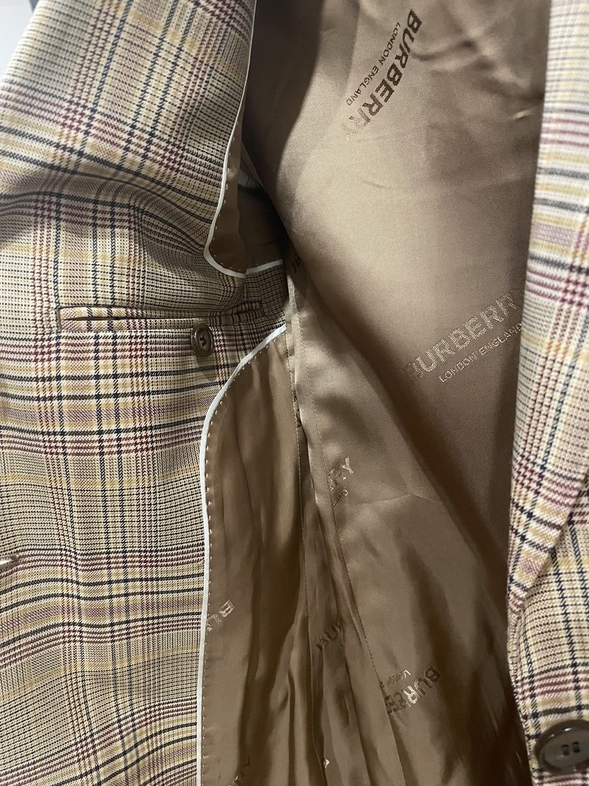 Burberry Burberry Dark Honey Tailored Blazer Size XS / US 0-2 / IT 36-38 - 12 Thumbnail