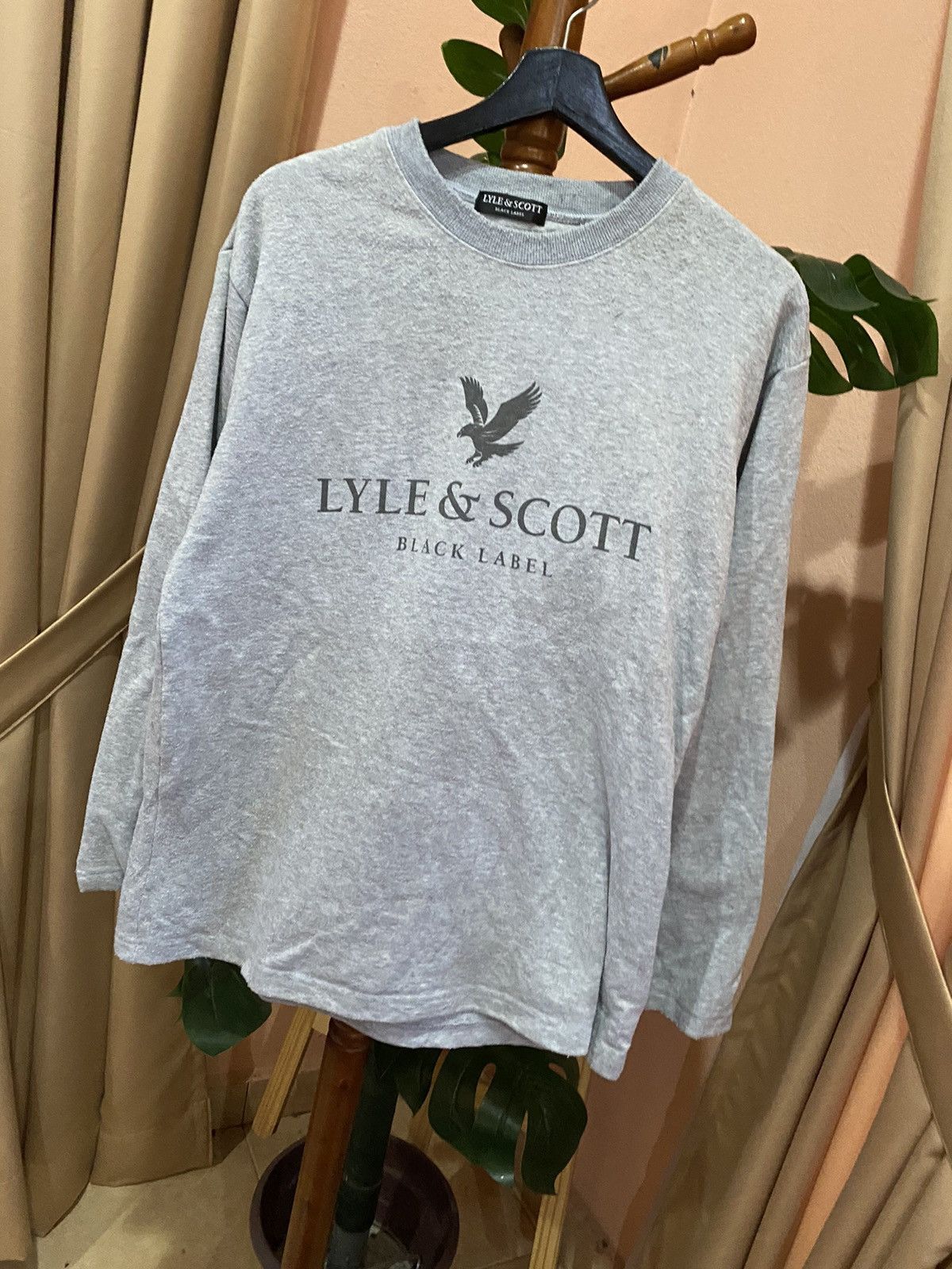 Black Label × Lyle & Scott VINTAGE LYLE & SCOTT BLACK LABEL SWEATSHIRT Size US L / EU 52-54 / 3 - 4 Thumbnail