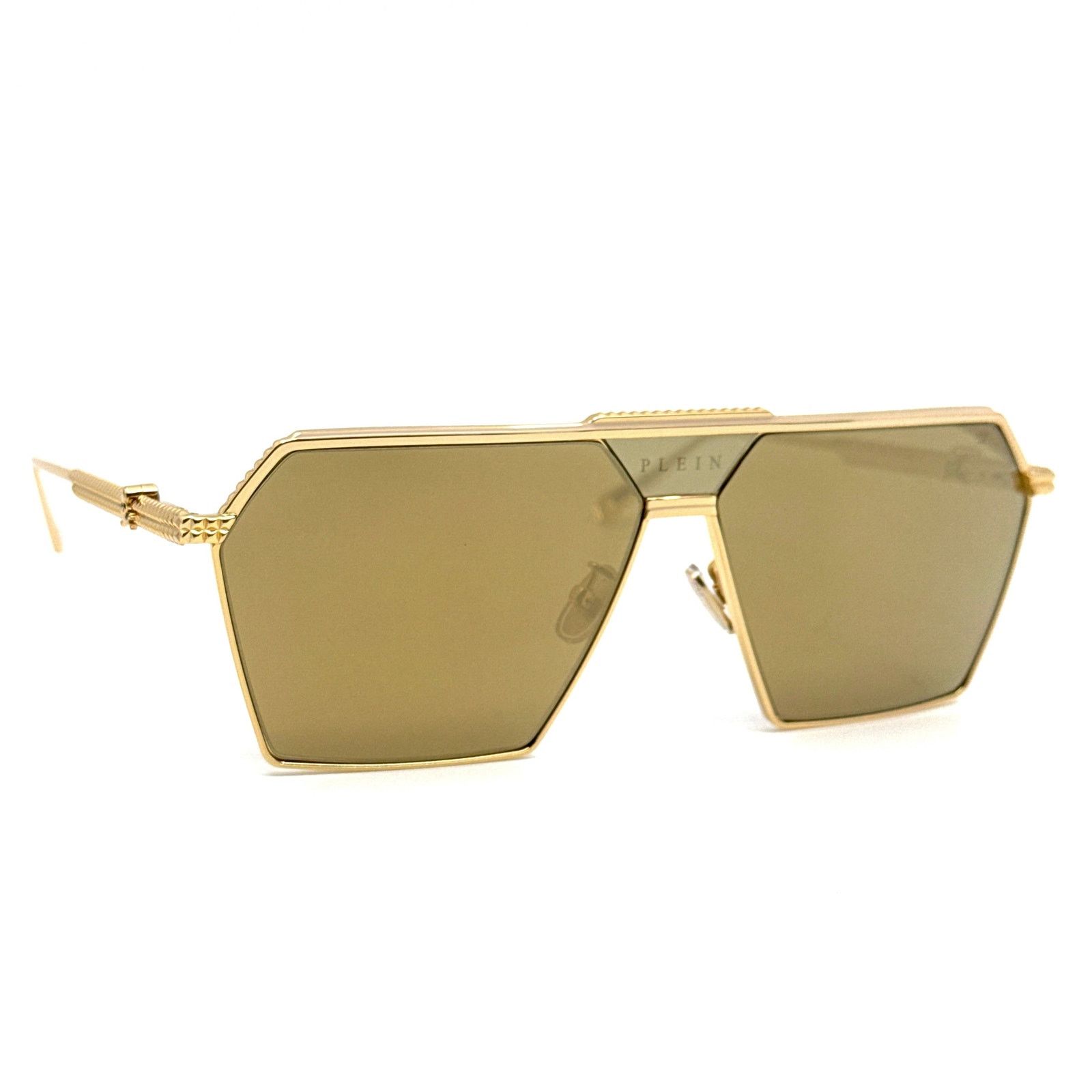 Philipp Plein PHILIPP PLEIN Sunglasses Stud SPP076V Col400G Authentic Size ONE SIZE - 1 Thumbnail