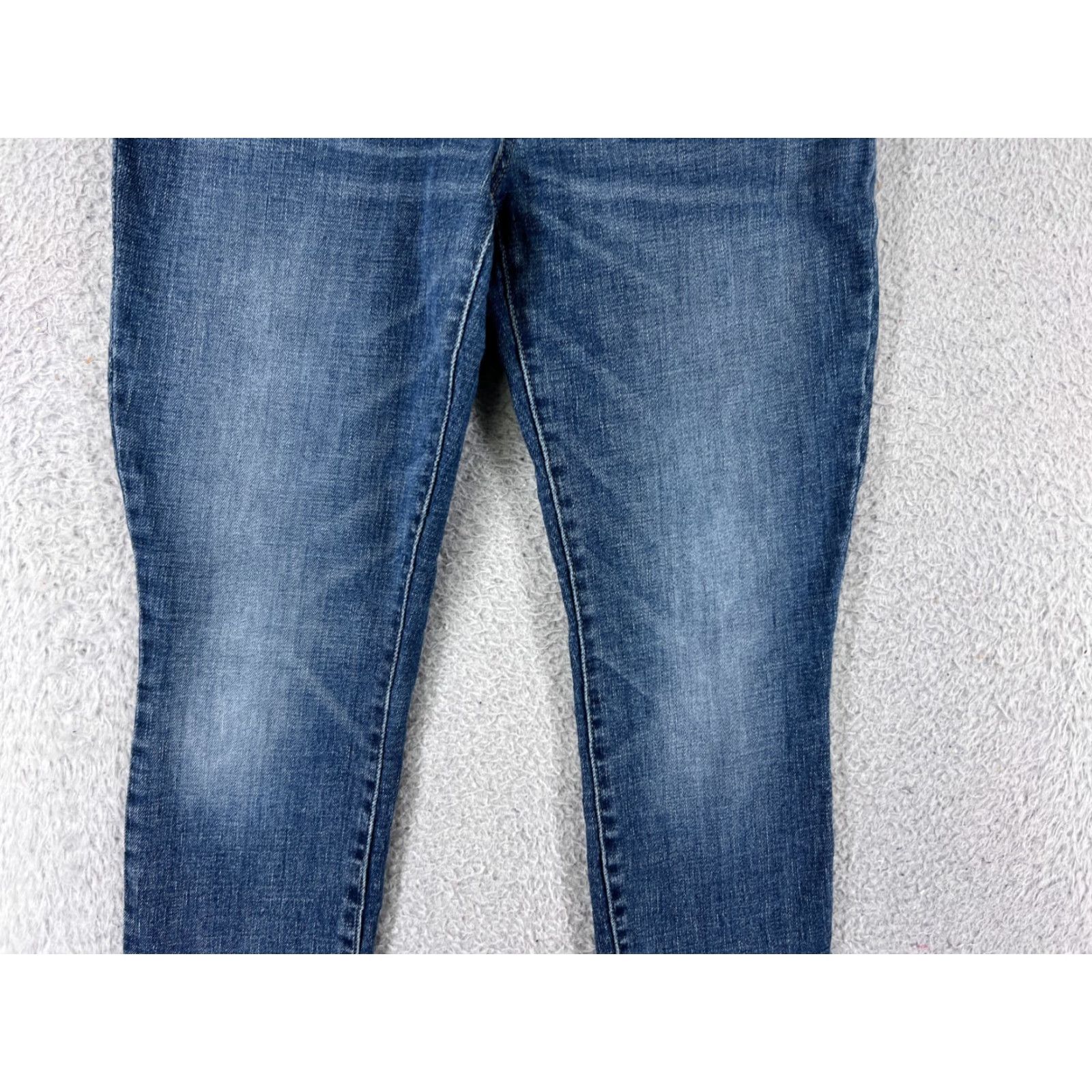 Lucky Brand Lucky Brand Jeans Women 2 Blue Denim Ankle Skinny Distressed Raw Hem Taper Size 26" / US 2 / IT 38 - 6 Thumbnail