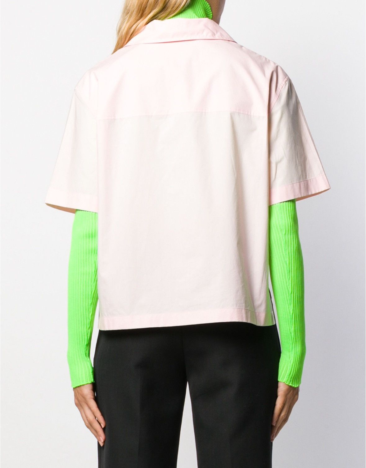 Acne Studios Pastel Pink Bowling Shirt Size XS / US 0-2 / IT 36-38 - 2 Thumbnail