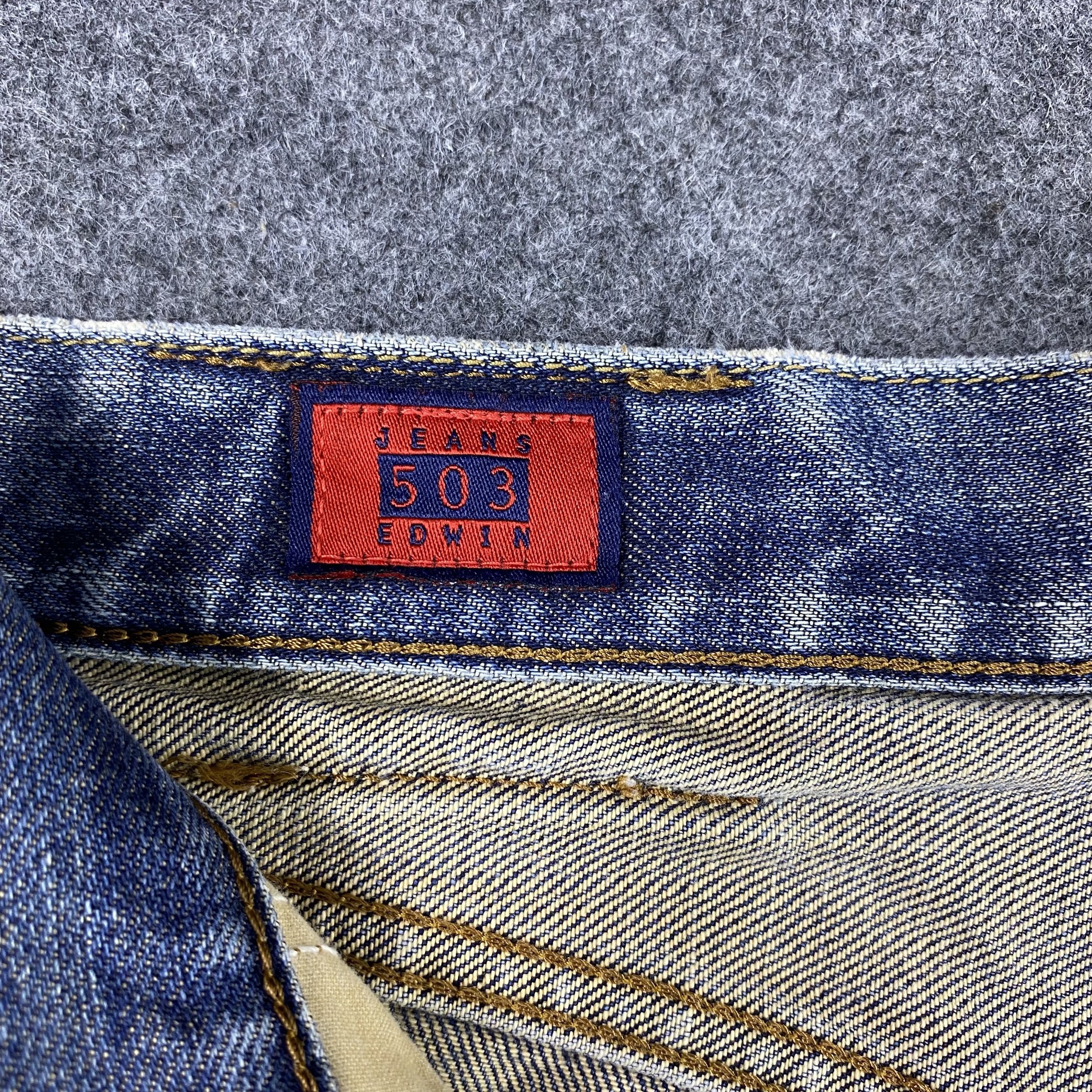 Edwin × If Six Was Nine × Vintage Vintage Edwin 503 Blue Wash Denim-J1177 Size US 30 / EU 46 - 7 Thumbnail