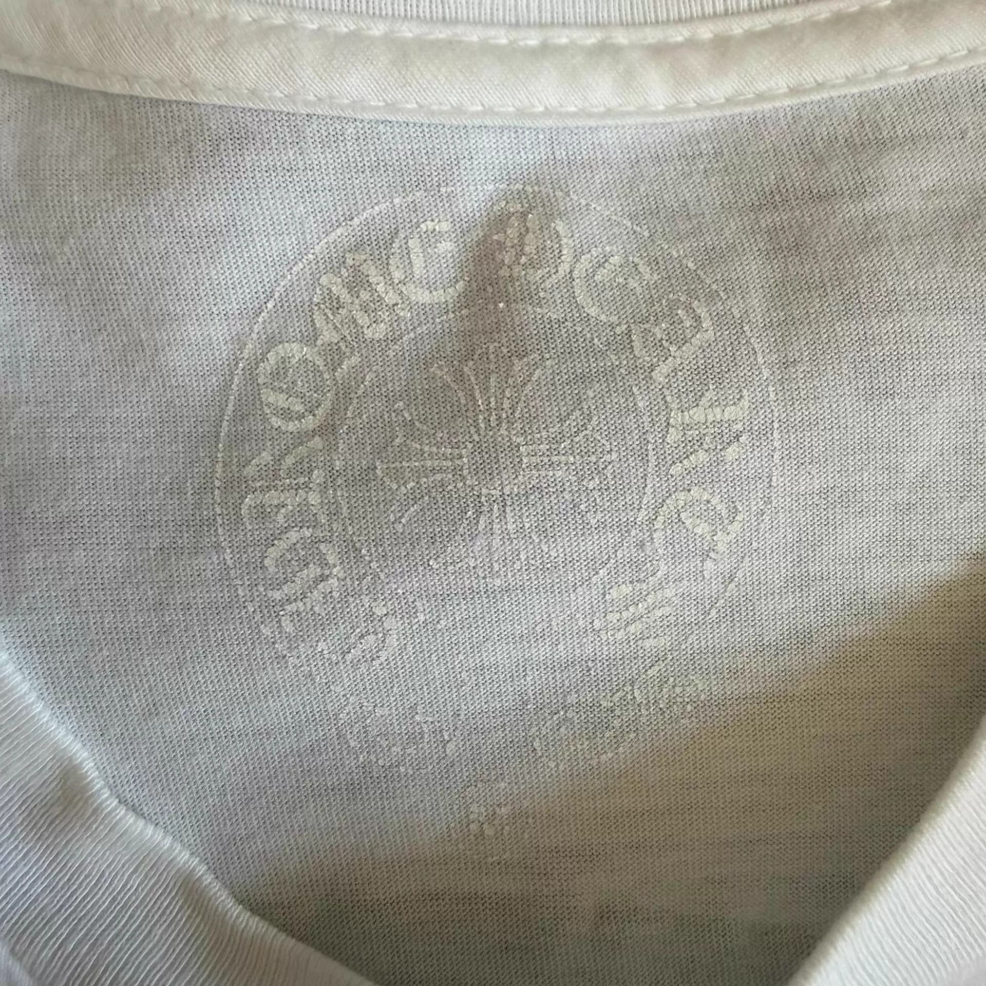 Chrome Hearts Chrome Hearts Geometric Logo Crewneck Short Sleeve T-Shirt Men's White M Size US M / EU 48-50 / 2 - 3 Thumbnail