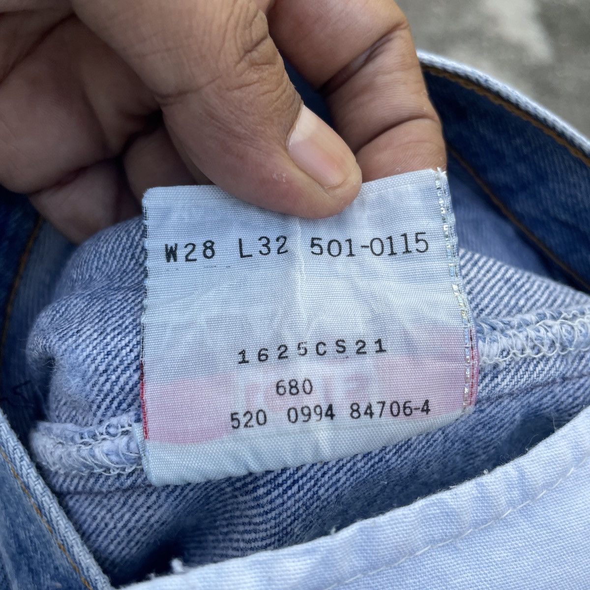 Levi's Vintage 90s Levis Denim Jeans Size US 28 / EU 44 - 6 Thumbnail