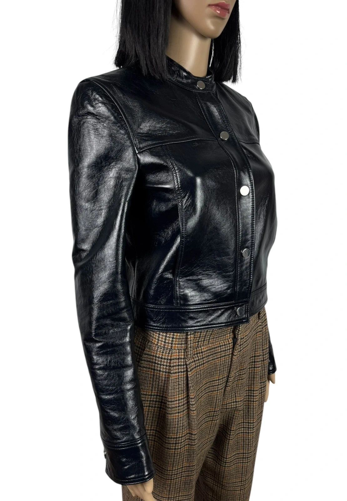 Theory Theory Lamb Leather Mod Bomber size S Size S / US 4 / IT 40 - 3 Thumbnail