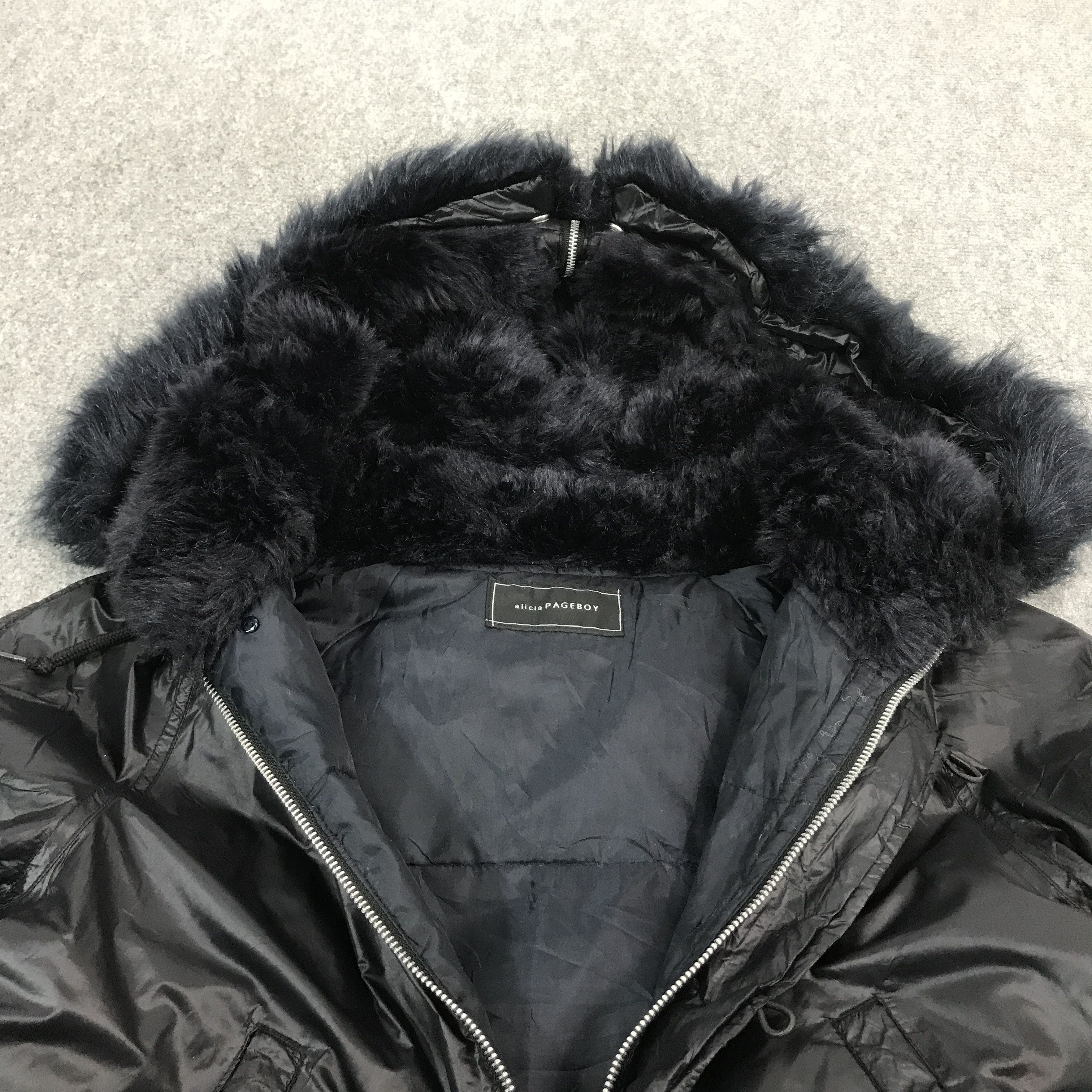 Japanese Brand alicia pageboy Japan design puffer fur hoodies jacket Size US L / EU 52-54 / 3 - 5 Thumbnail