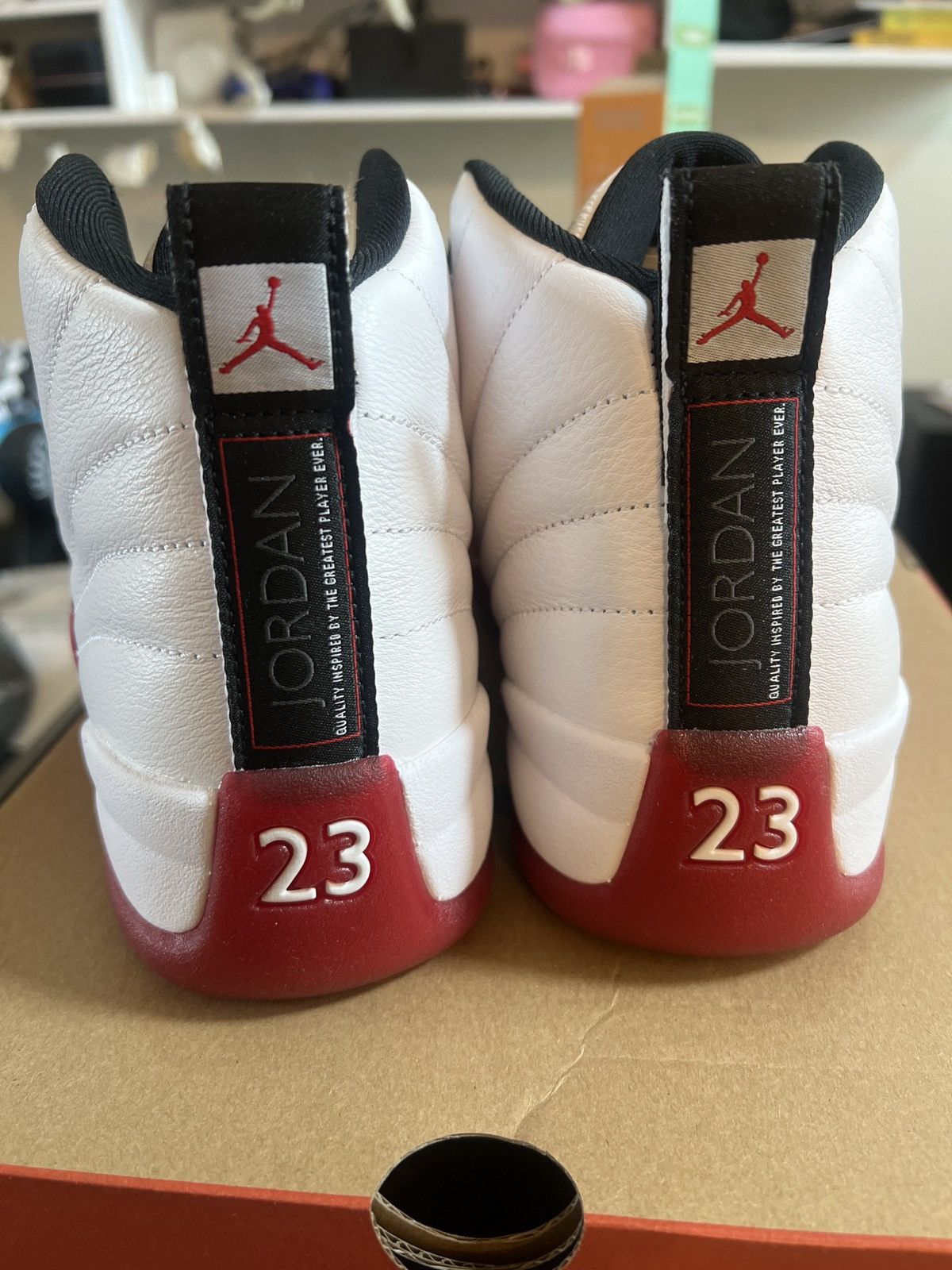 Jordan Brand Air Jordan 12 Retro Cherry Size US 8.5 / EU 41-42 - 4 Thumbnail