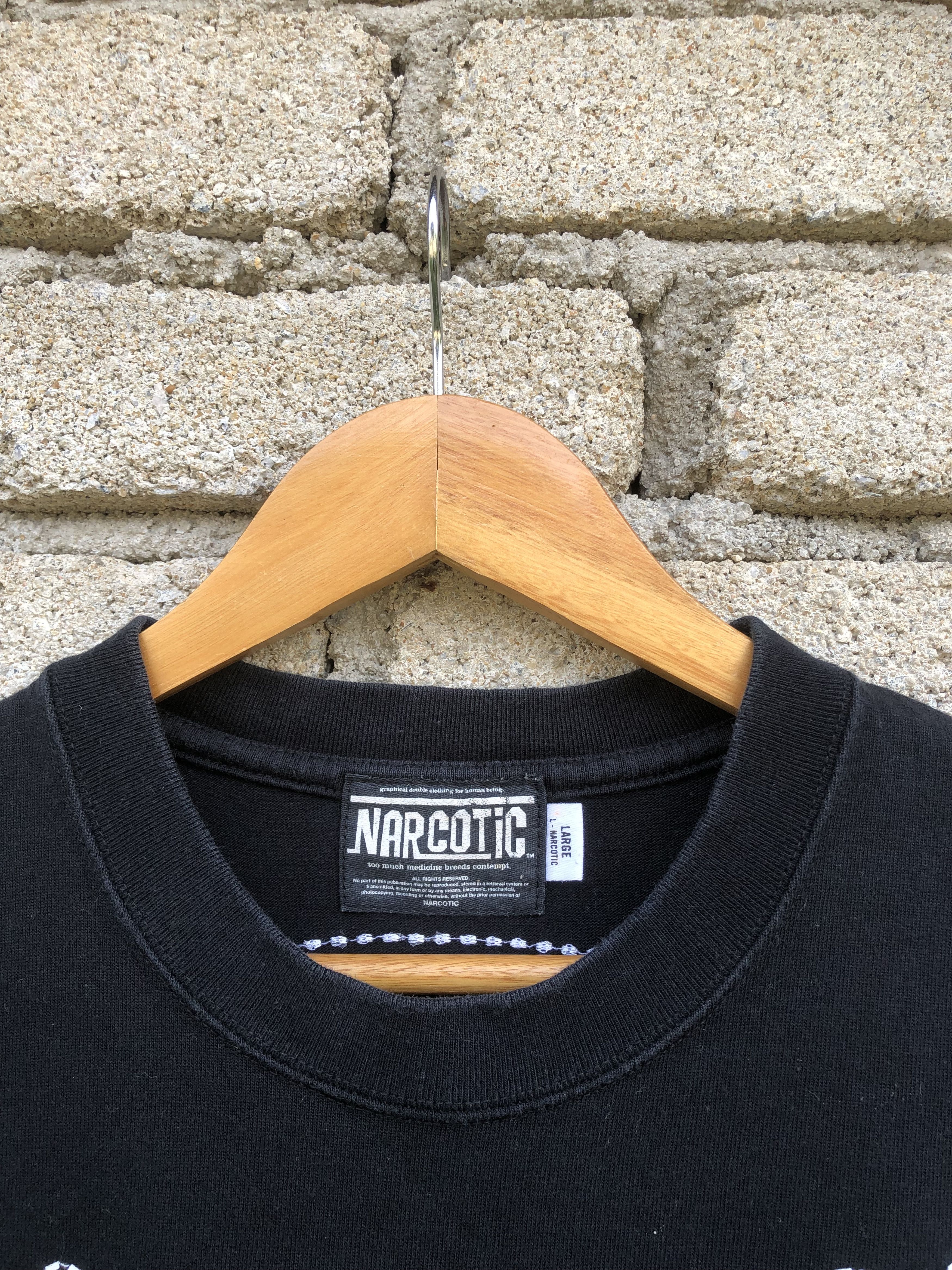 Narcotic GDC Vintage Narcotic GDC Japan Embroidered Logo Tshirt Size US L / EU 52-54 / 3 - 6 Thumbnail