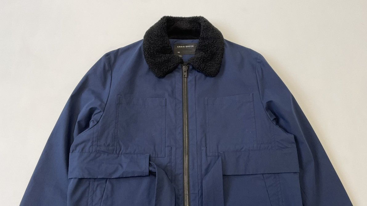 Craig Green Sherpa Collar Utility Work Jacket Size US S / EU 44-46 / 1 - 4 Thumbnail