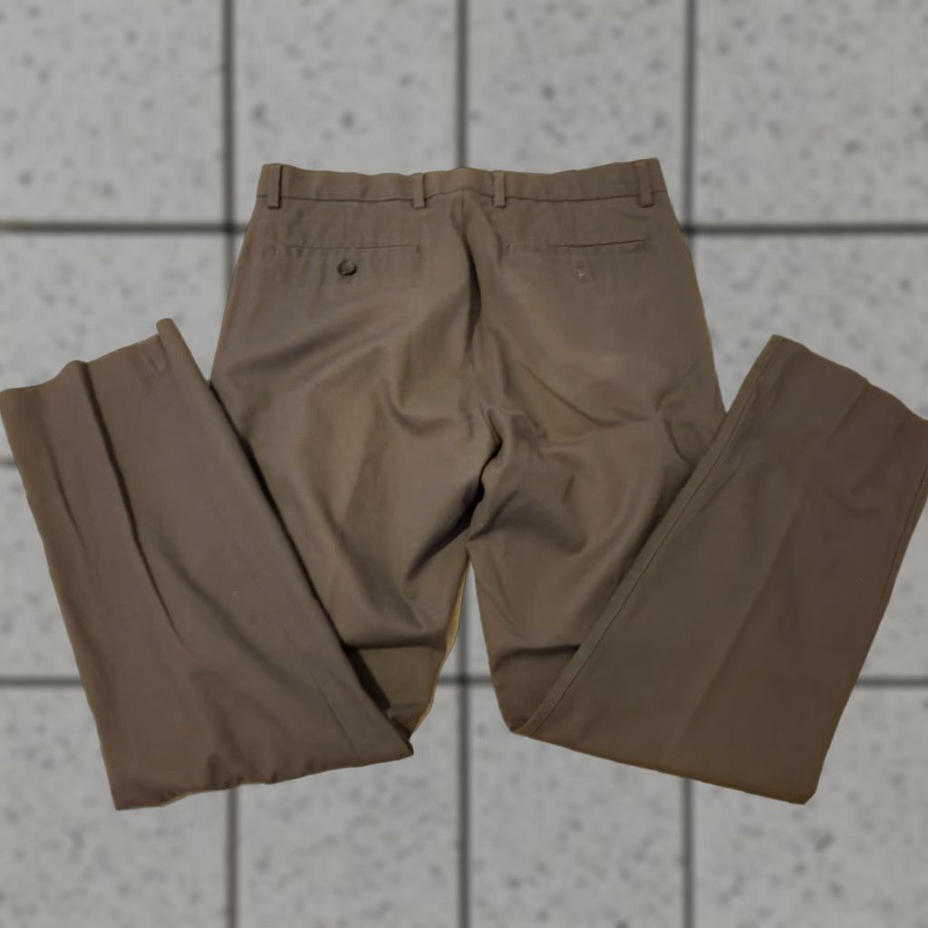 Banana Republic Banana Republic Pants Mens Chino Dress Flat Front Khaki Gray 31x30 31x29 Regular Straight Pockets Slant Pocket Cotton Button Size US 31 - 1 Thumbnail