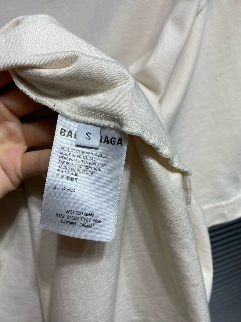 Balenciaga Balenciaga Letter printed logo short sleeves 2503-Nextarrow Size US S / EU 44-46 / 1 - 5 Thumbnail
