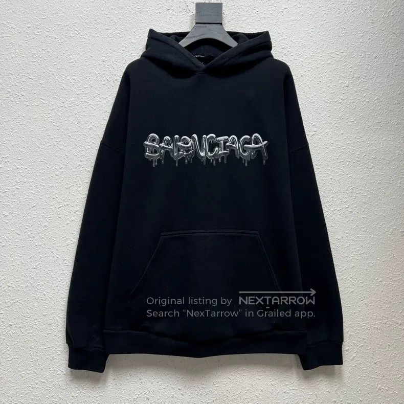 Balenciaga Balenciaga Jelly LOGO hoodie Size US M / EU 48-50 / 2 - 1 Thumbnail