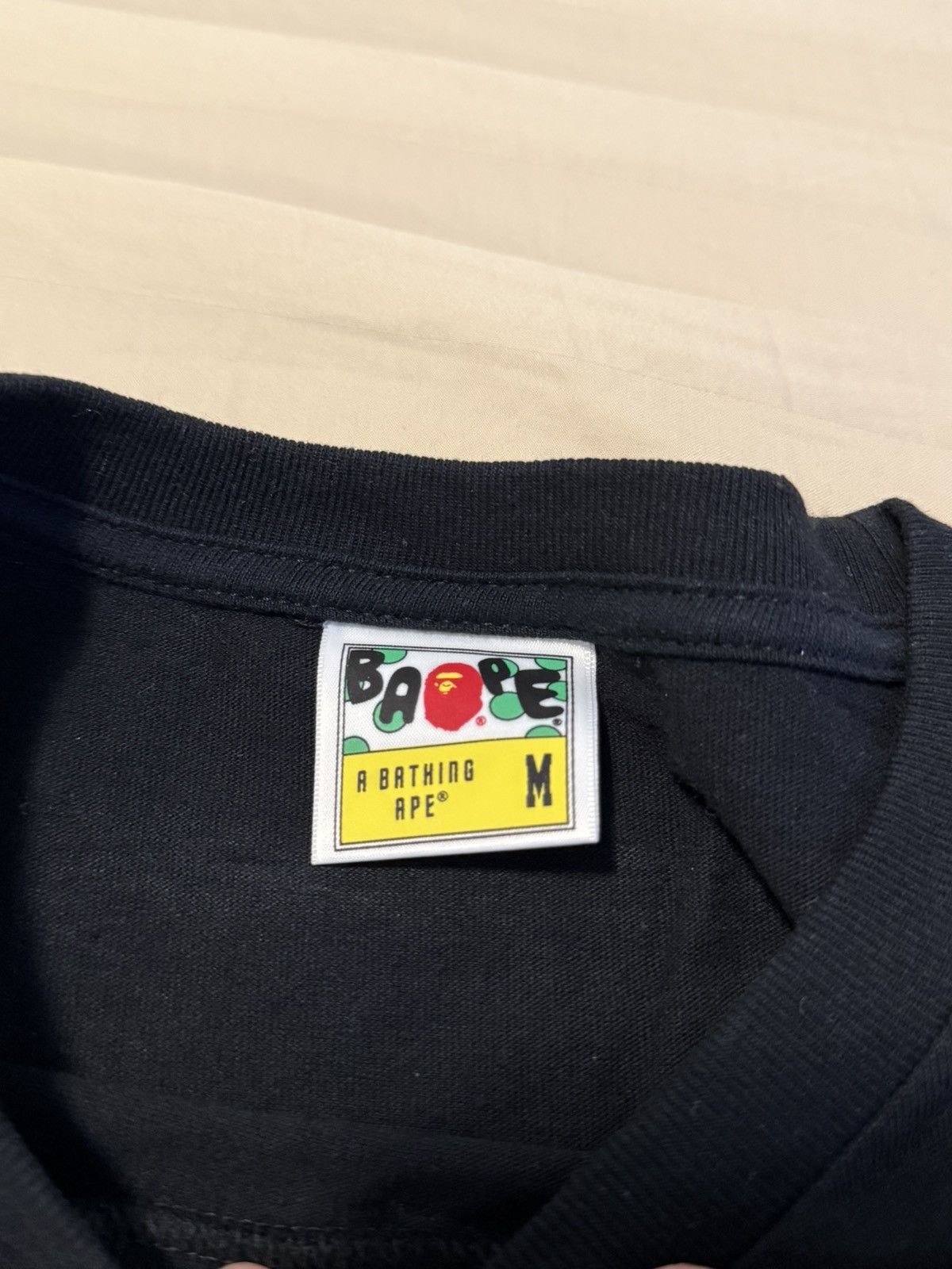 Bape Bape multicolor shark logo tee Size US M / EU 48-50 / 2 - 3 Thumbnail