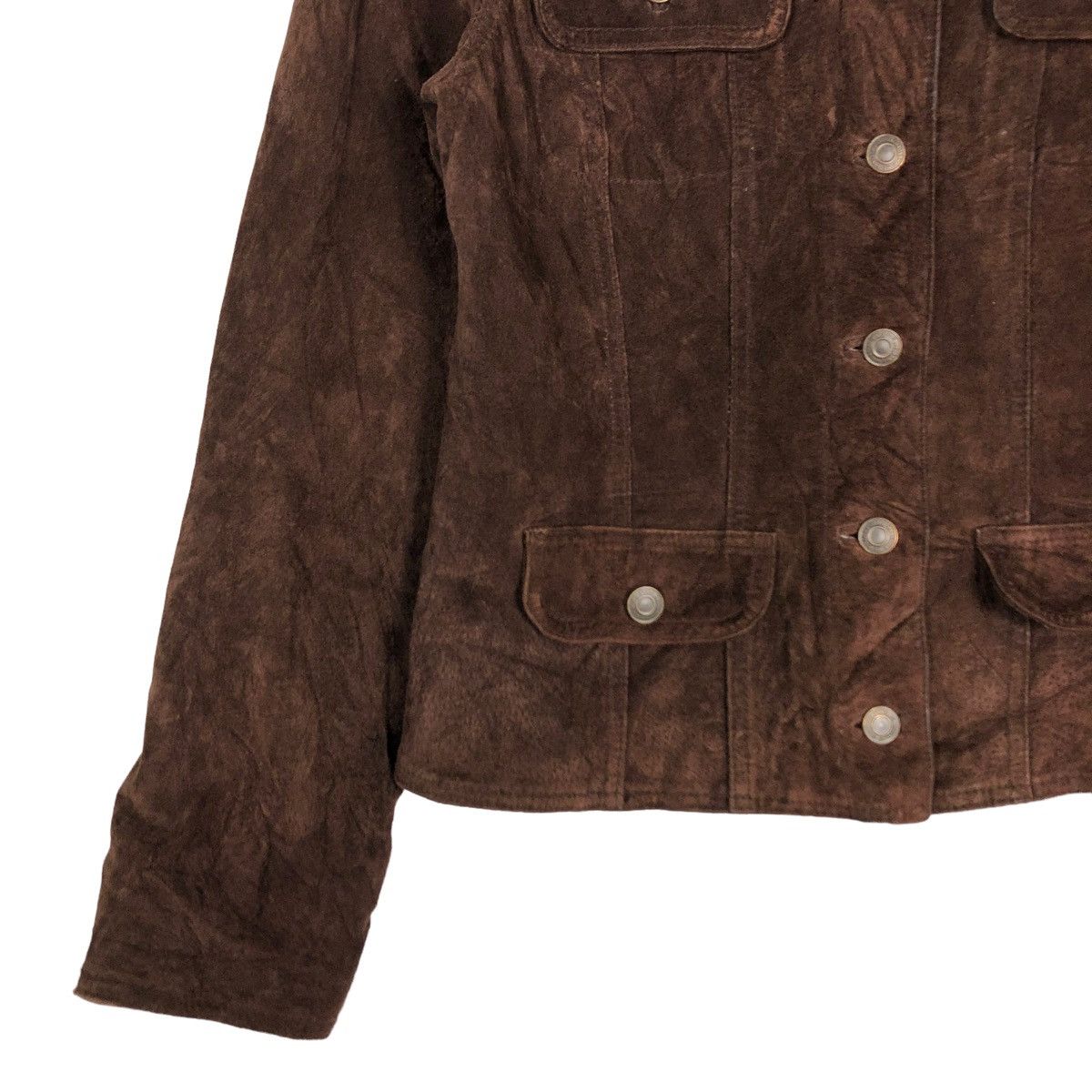 Japanese Brand VINTAGE CROPPED BIKER JACKET STYLE ME JAPAN MINK FUR COLLAR Size M / US 6-8 / IT 42-44 - 6 Thumbnail