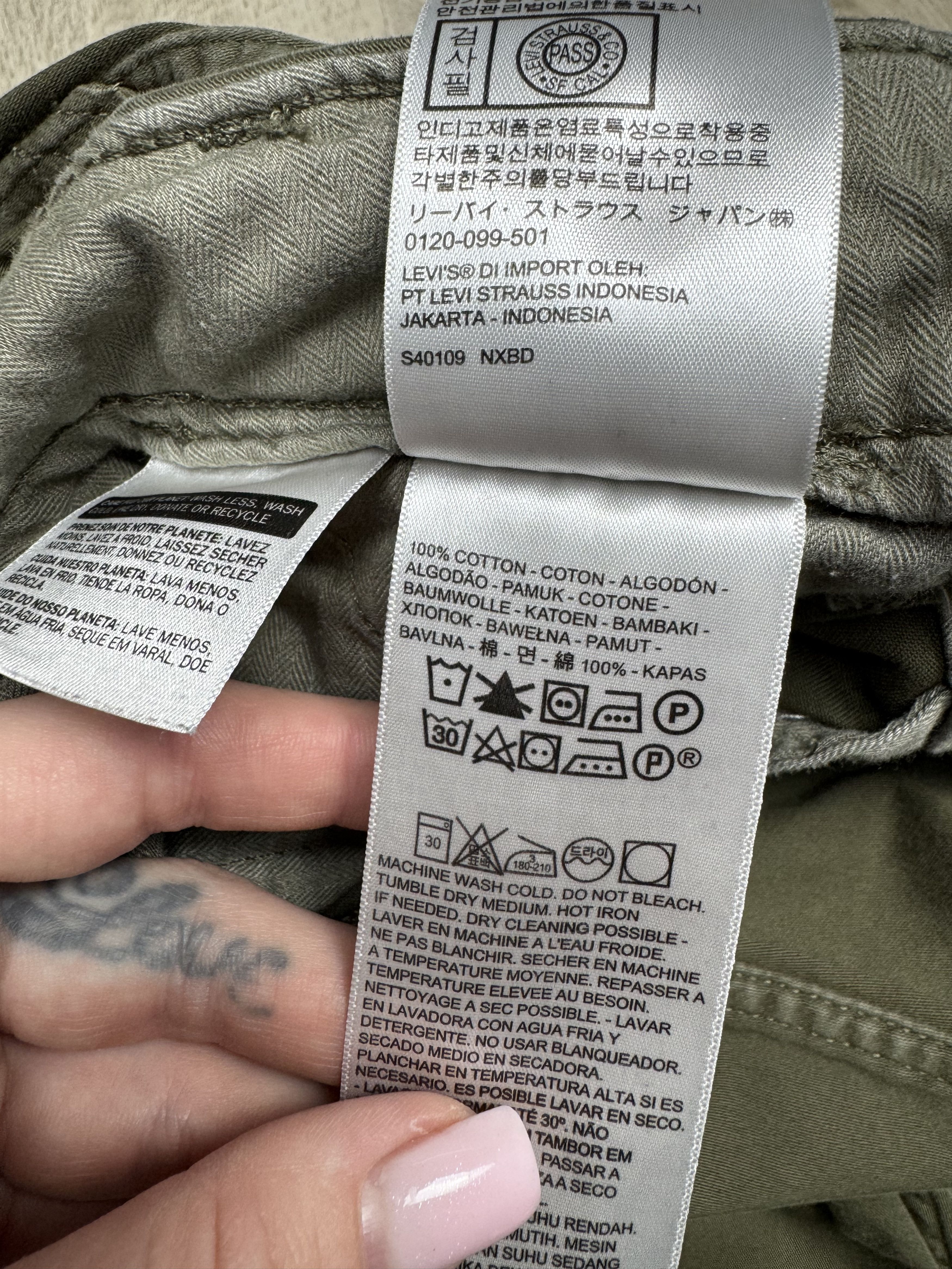 Levi's Levi's Vintage Mens Cargo Pants Size US 38 / EU 54 - 6 Thumbnail