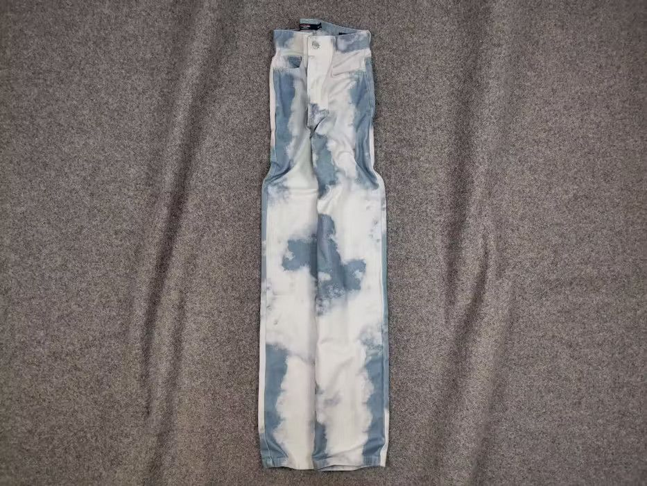 Jaded London Jaded London Boyfriend Sky Blue Art Denim Jeans Japan Style Size US 29 - 2 Thumbnail