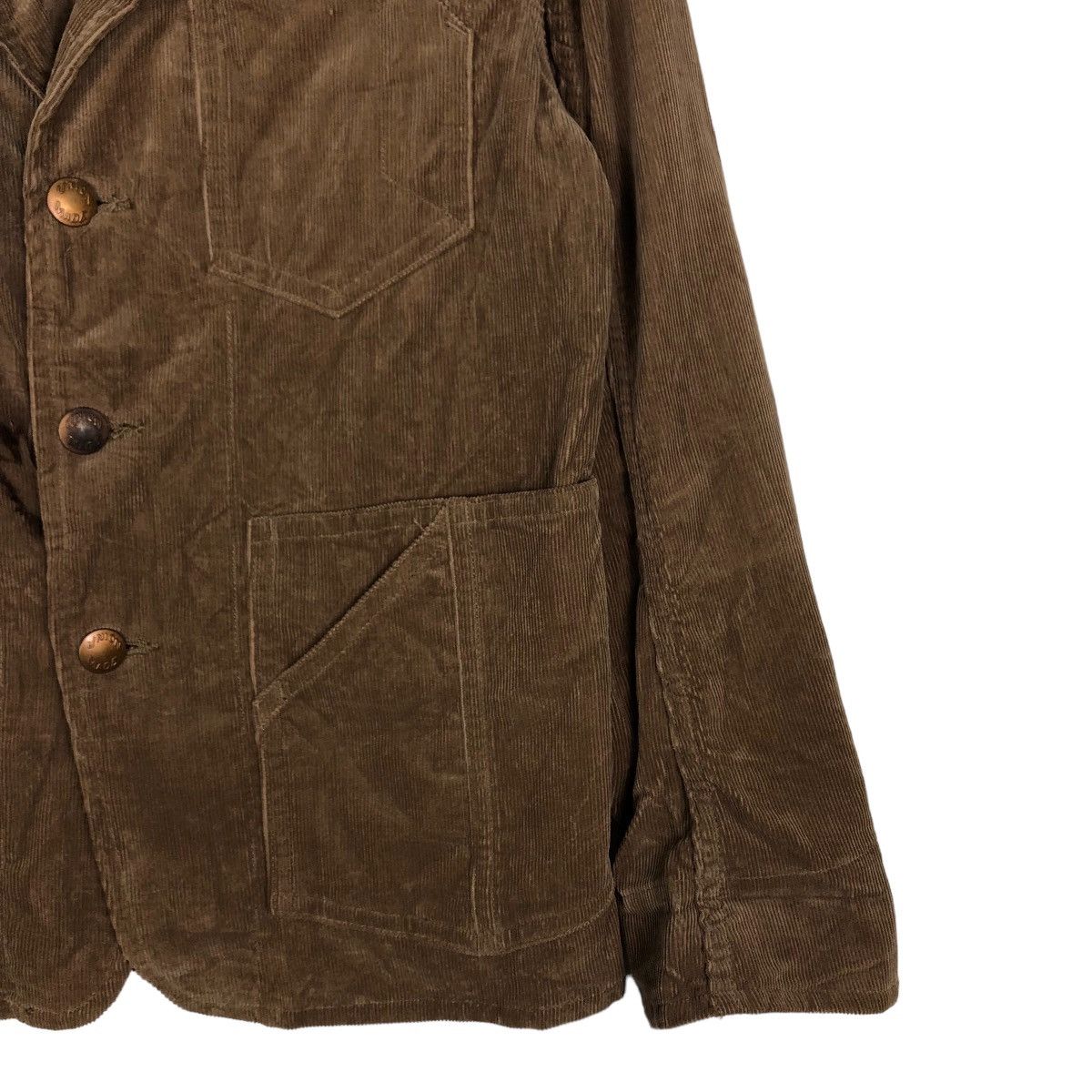 MasterPiece Cropped Biker Jacket Corduroy Scye Basics Masterpiece Japan Size XS / US 0-2 / IT 36-38 - 5 Thumbnail