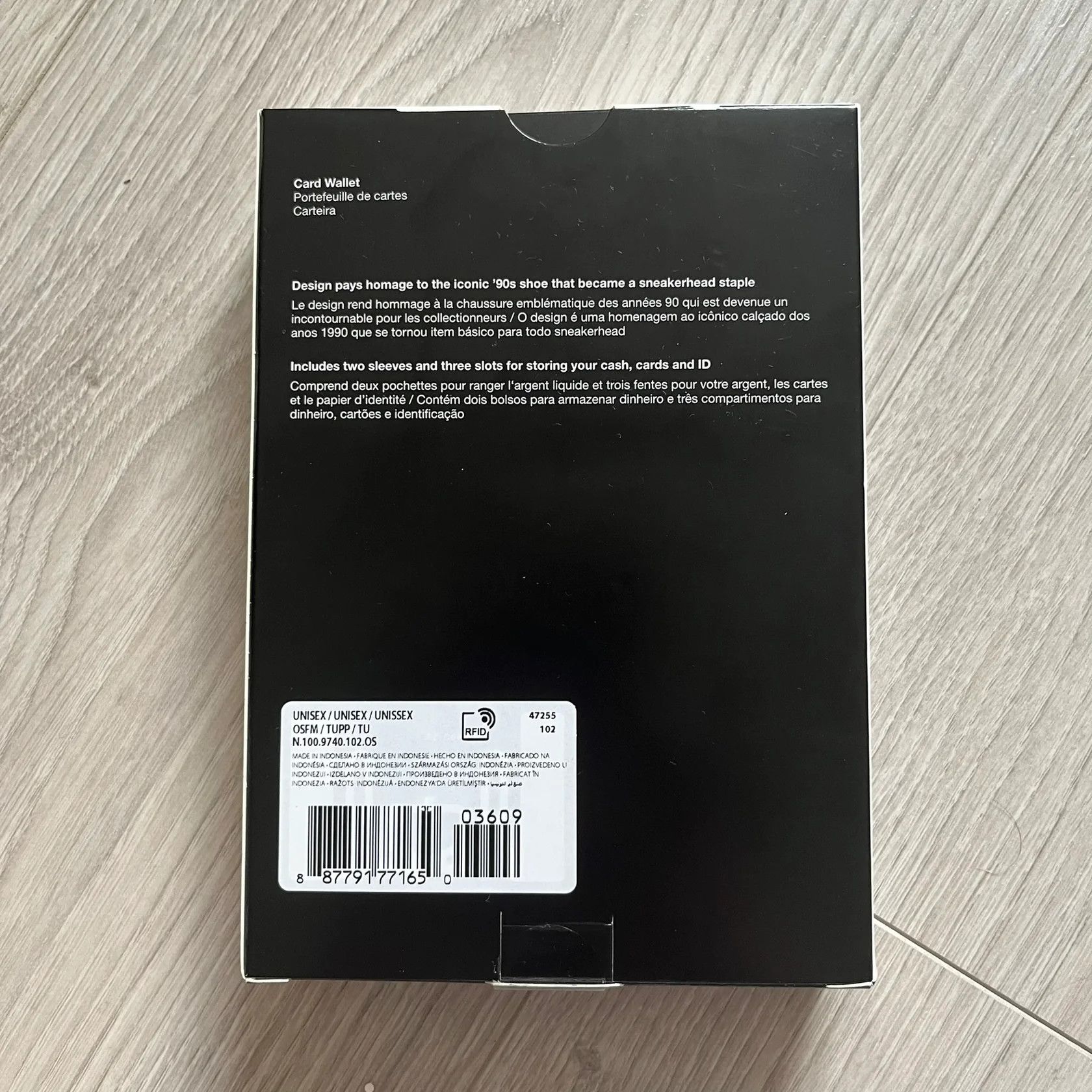 Nike Icon Air Max 90 Card Holder White Size ONE SIZE - 6 Thumbnail