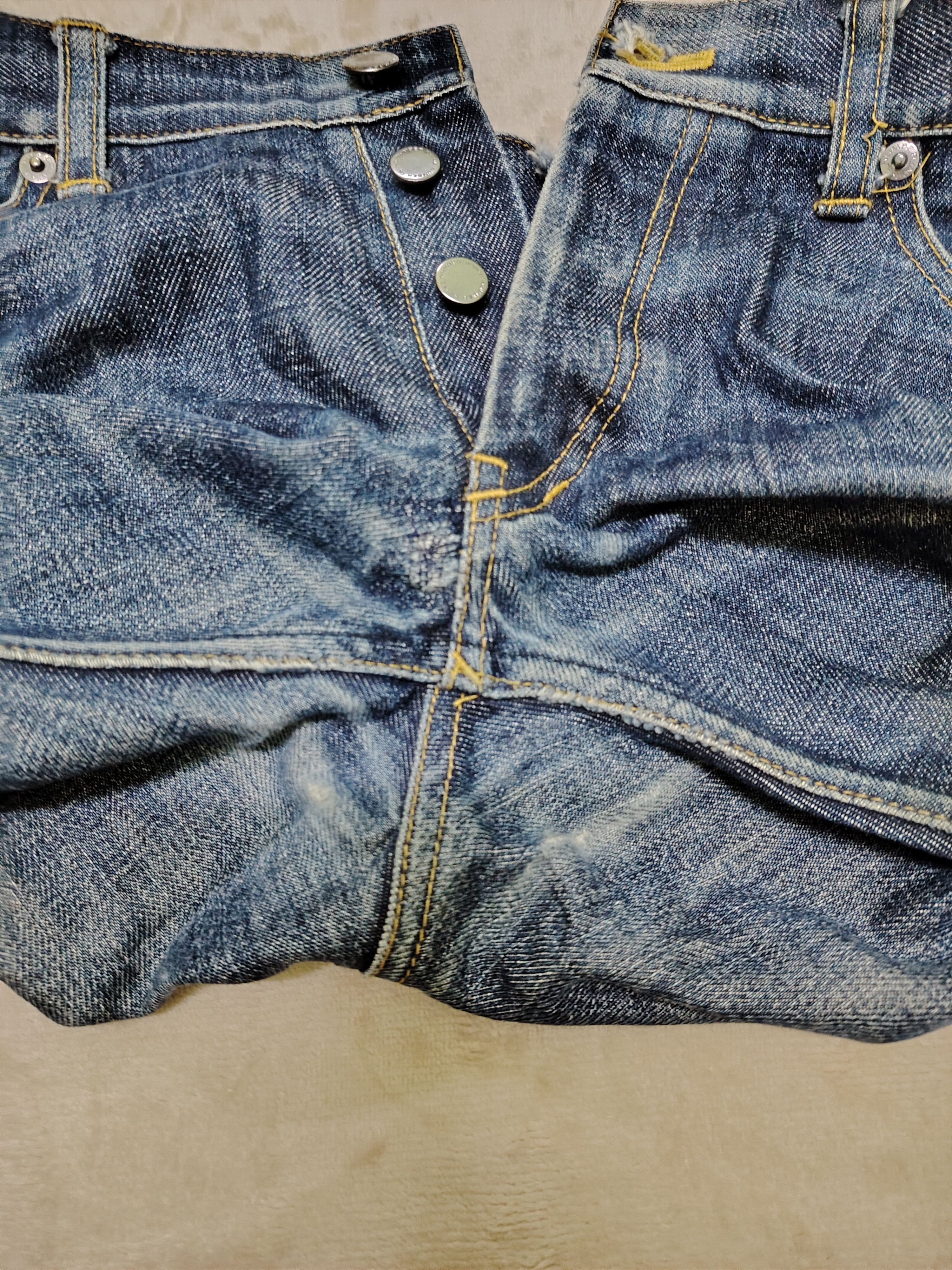 Japanese Brand Number Nine Archive Grunge Distressed Denim Jeans Size US 30 / EU 46 - 12 Thumbnail