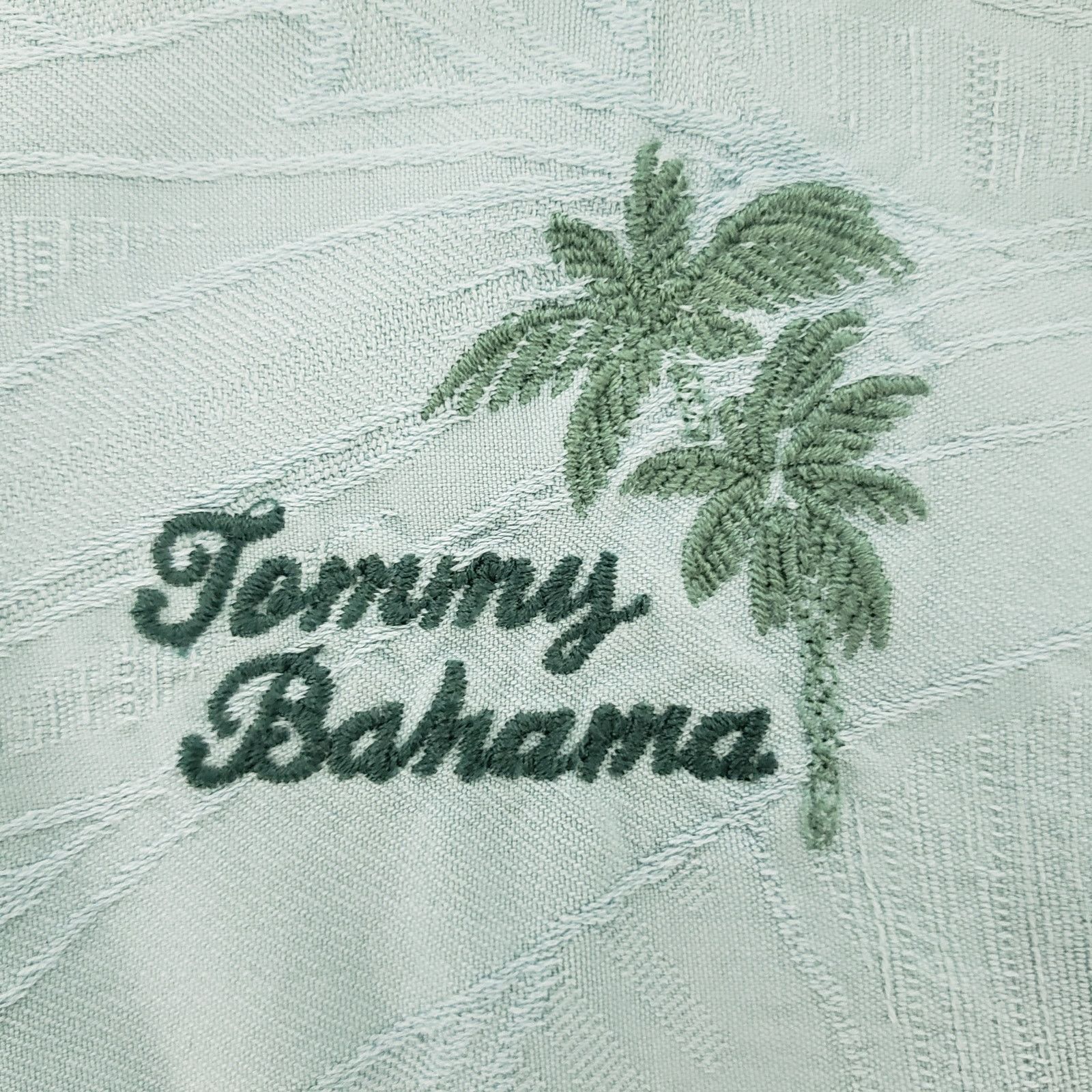 Tommy Bahama TOMMY BAHAMA Camp Shirt Silk XL Palm Tree Print Short Sleeve Size US XL / EU 56 / 4 - 11 Thumbnail