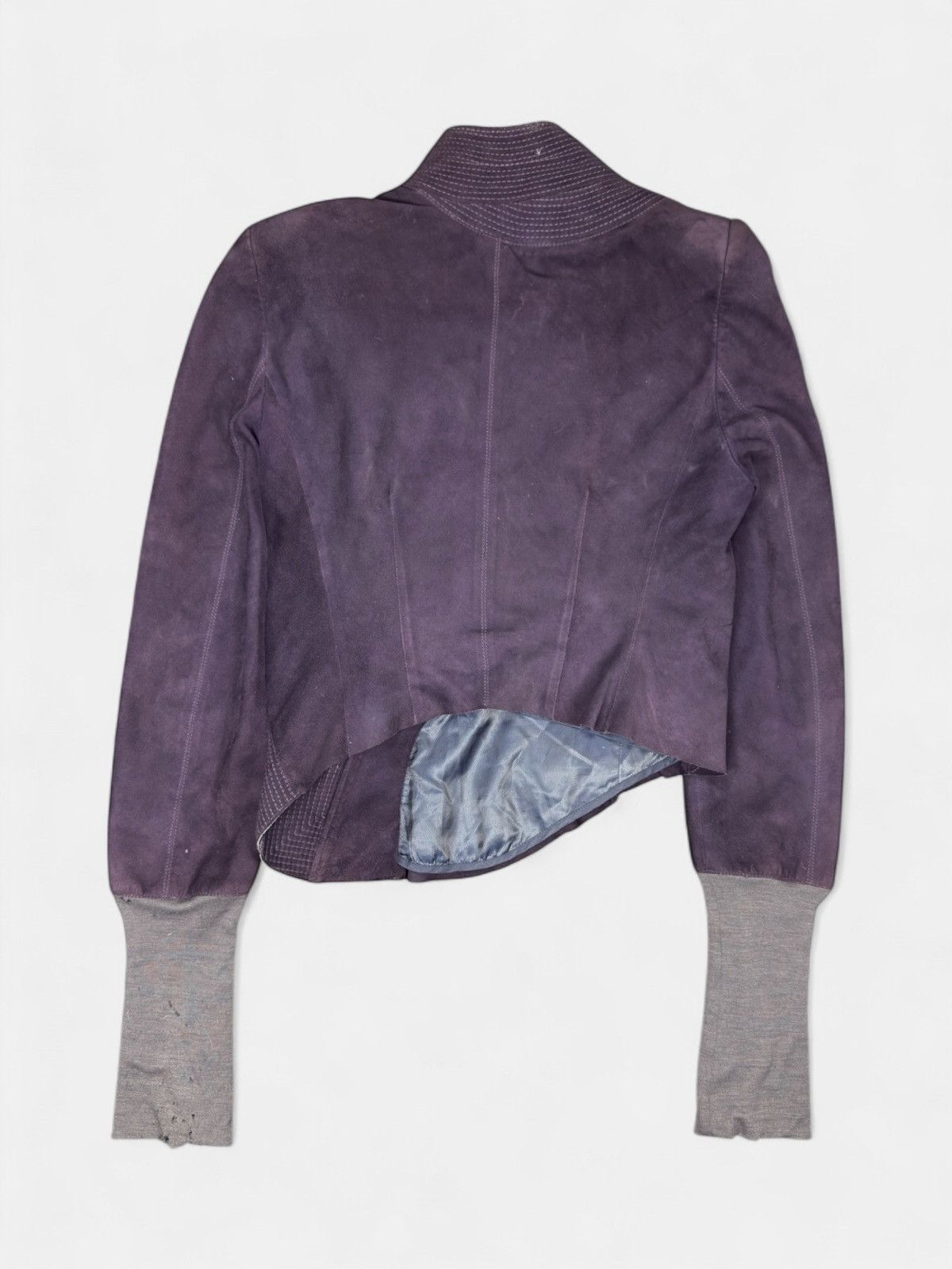 Haider Ackermann Haider Ackerman - 00’s Asymetric Suede Jacket Size US M / EU 48-50 / 2 - 4 Thumbnail