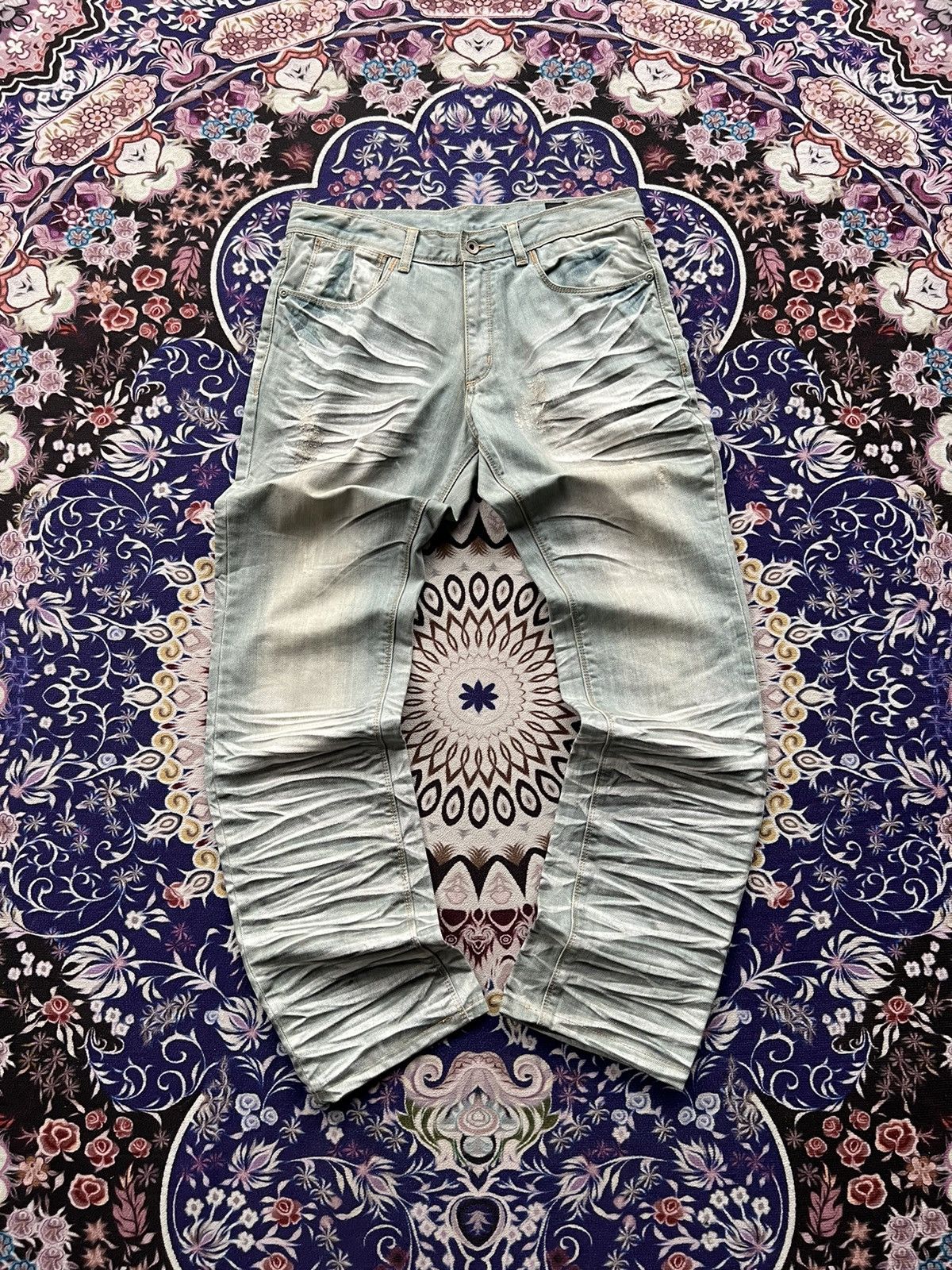 If Six Was Nine Semantic Design Whiskas Wash Japanese Denim Denim Size US 32 / EU 48 - 1 Thumbnail