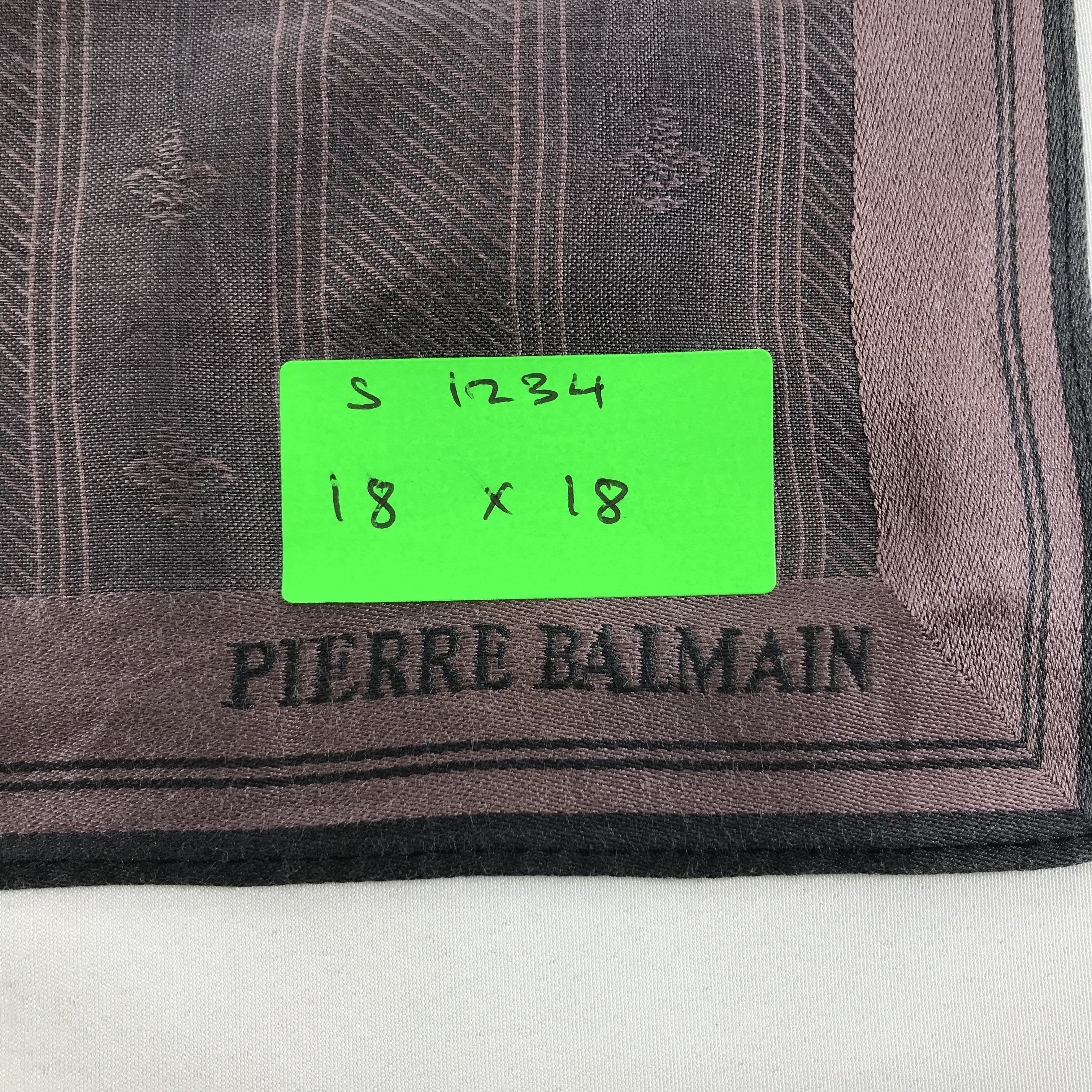 Pierre Balmain × Vintage Pierre Balmain Bandana / Handkerchief / Neckerchief - S1234 Size ONE SIZE - 5 Thumbnail