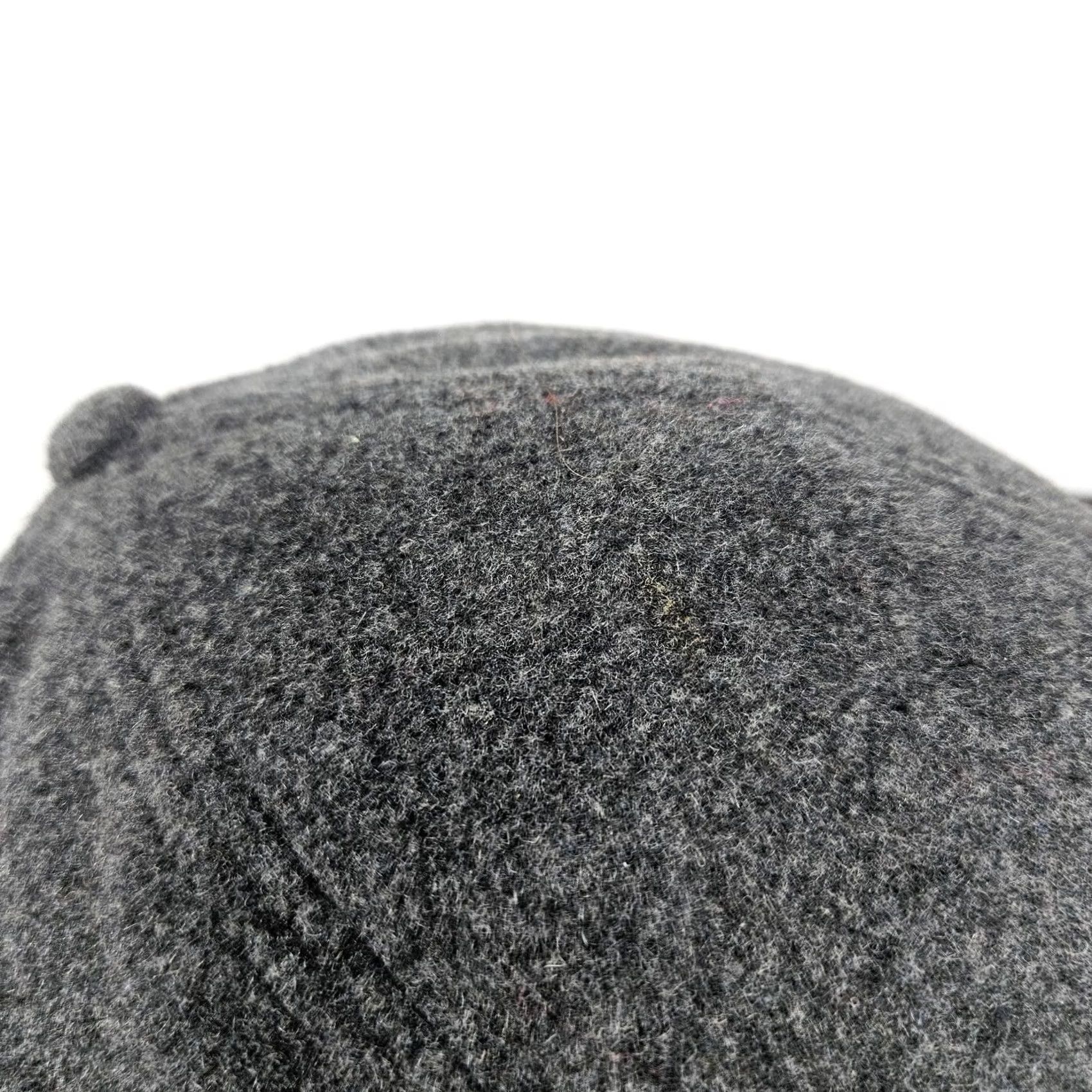 Vintage L.L. Bean Hat Trapper XS? No — but XL Gray Wool Thinsulate Ear Flap Lined Men Size ONE SIZE - 4 Thumbnail