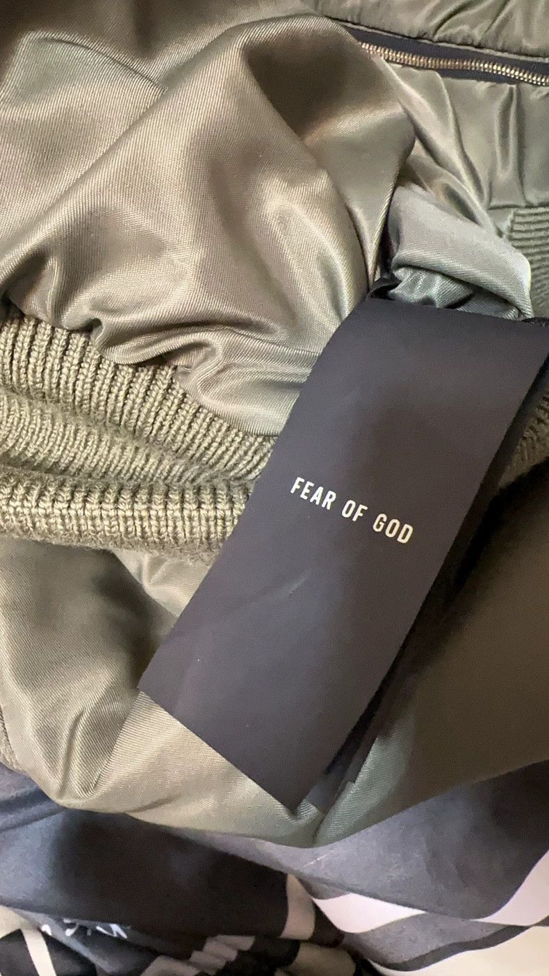 Fear of God Fear of God Olive green Bomber jacket Size US S / EU 44-46 / 1 - 6 Thumbnail